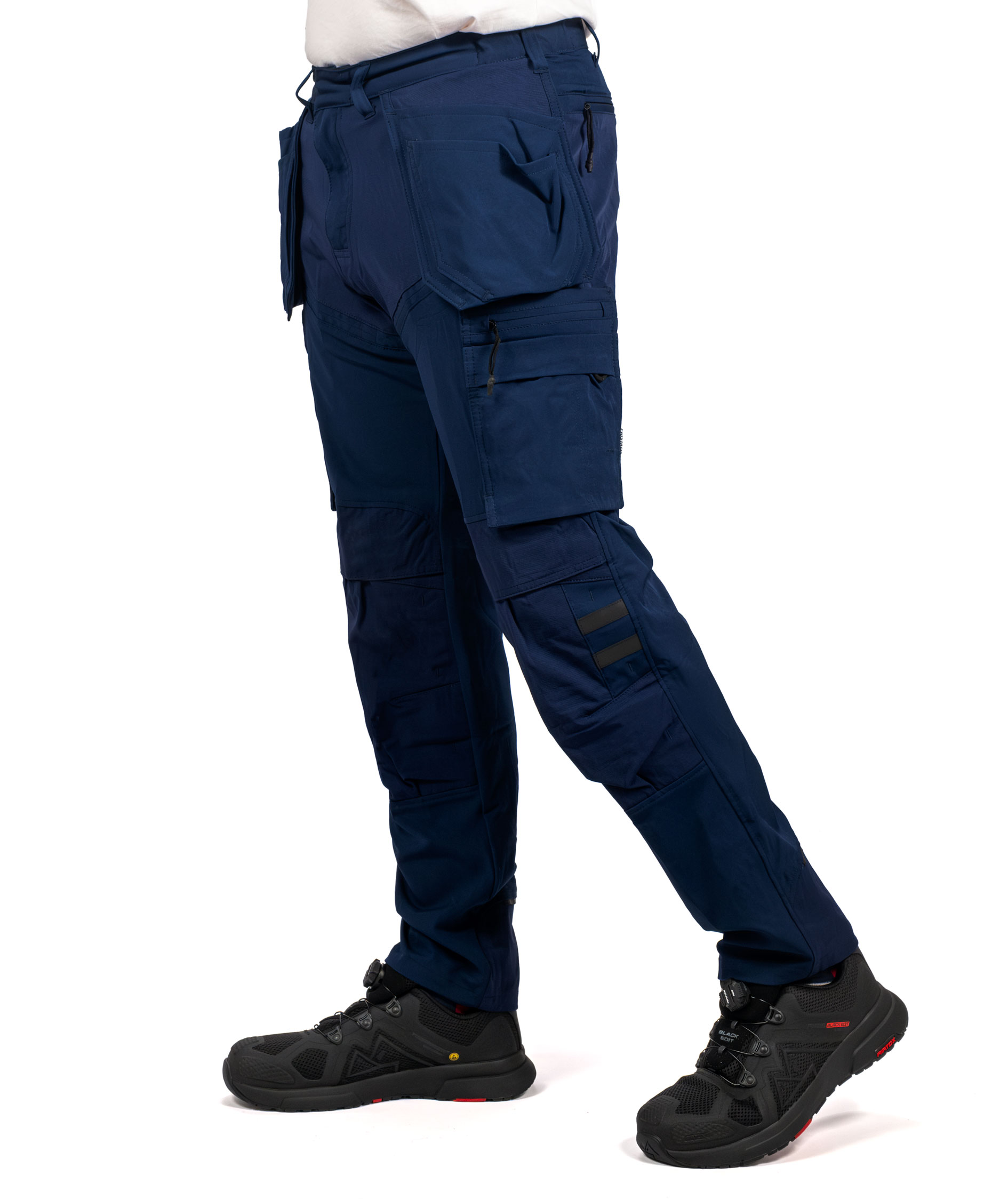 Fristads h&aring;ndv&aelig;rkerbukser 2596 LWS full stretch, Marine, large image number 3