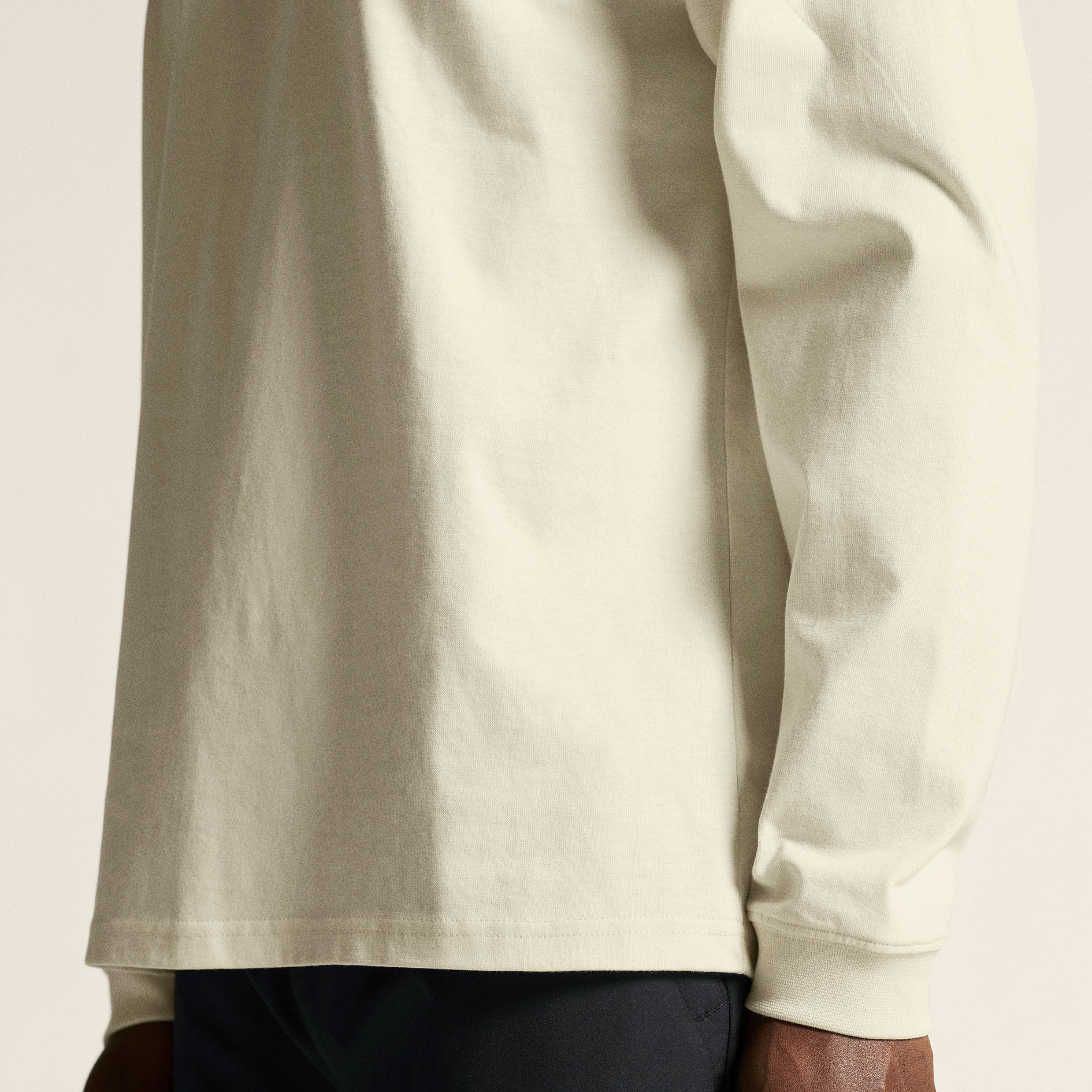 Craft Frequent Heavy lang&auml;rmliges T-Shirt, Tofu, large image number 4