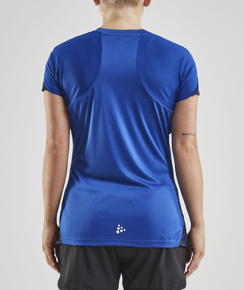 Craft Pro Control Impact dame T-skjorte, Navy/Club cobolt, large image number 3