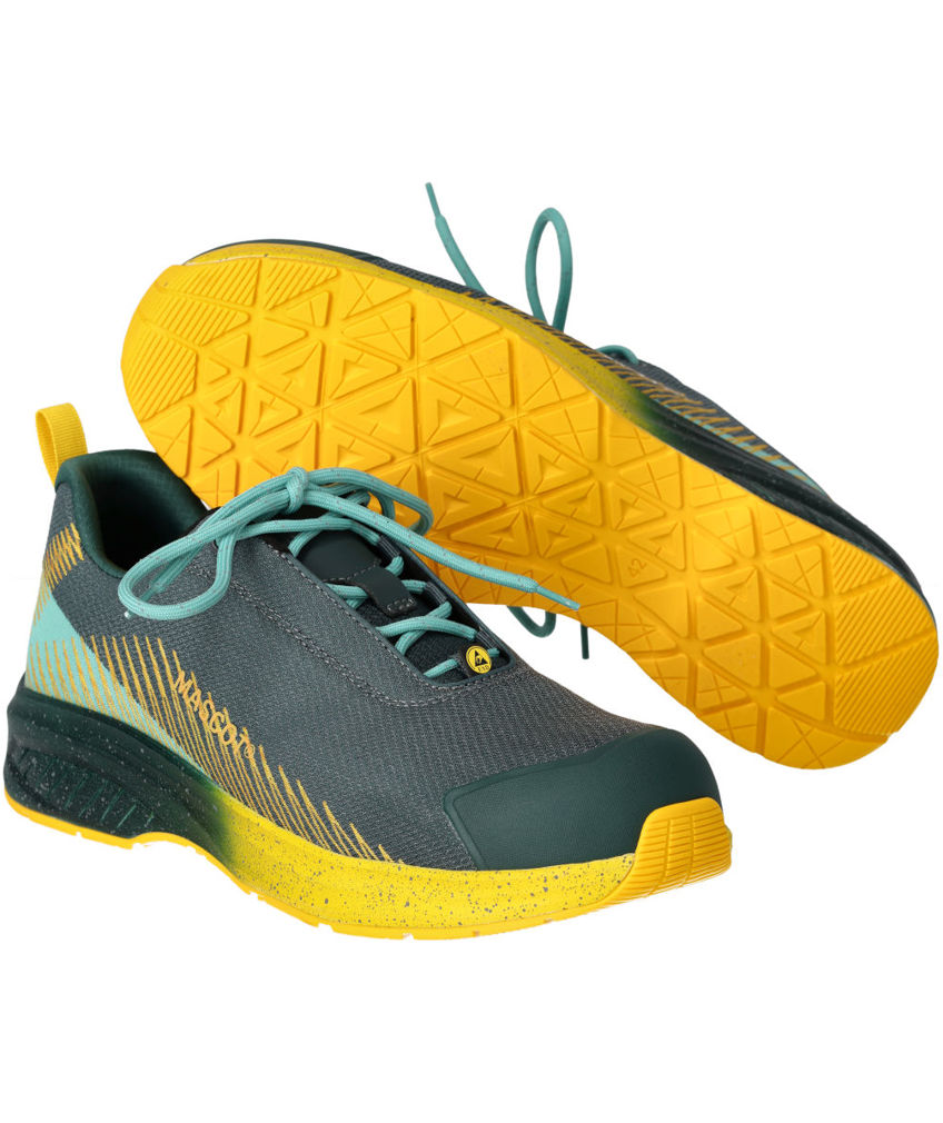 Mascot Customized dame vernesko S1PS, Skogsgr&oslash;nn/solgul, Skogsgr&oslash;nn/solgul, swatch