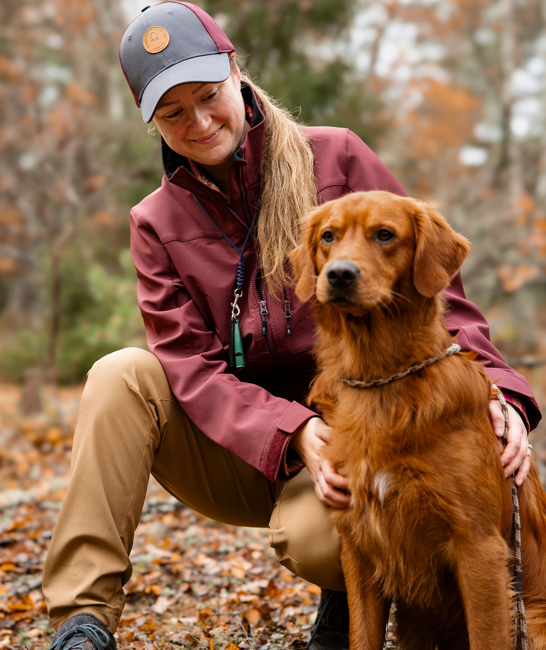 Pinewood Dog Sports Hybrid dame softshelljakke, Earth Plum, large image number 16