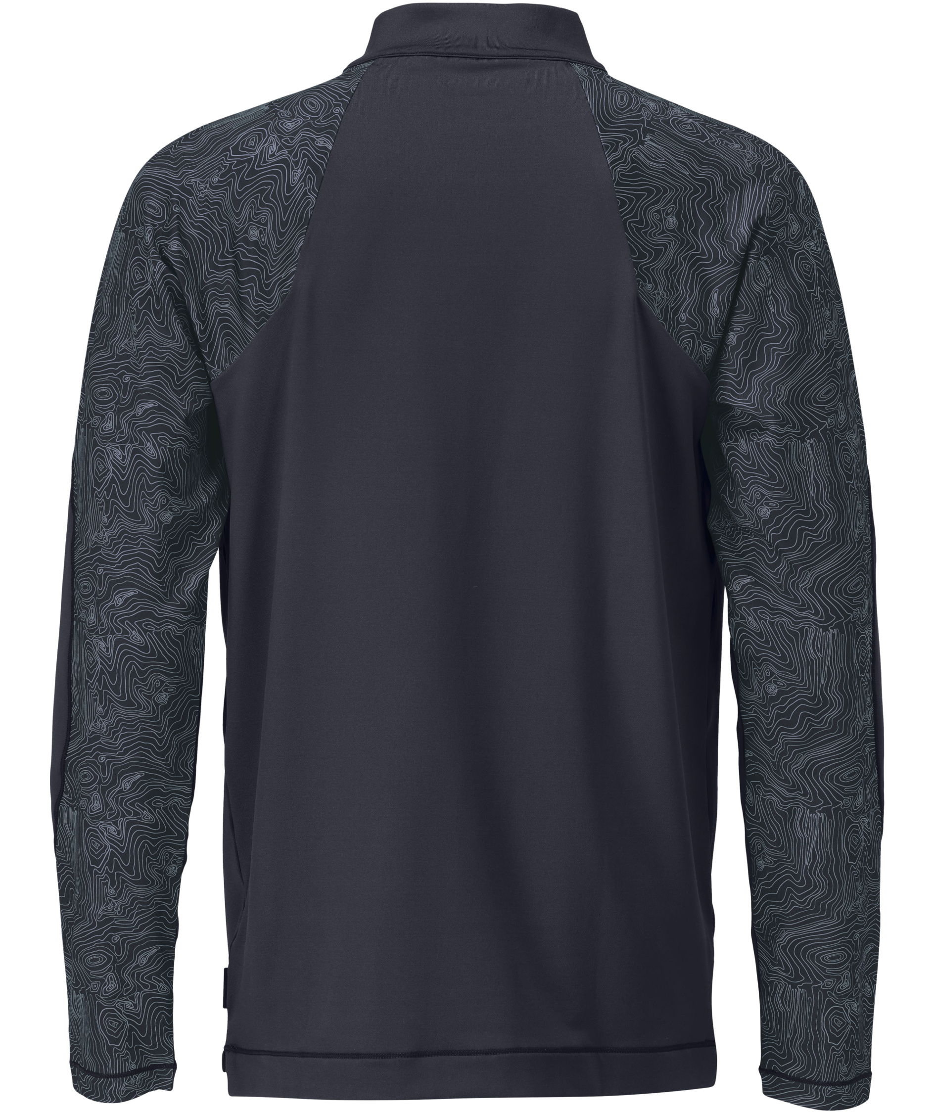 Mascot Customized half zip langermet T-skjorte, M&oslash;rk Marine