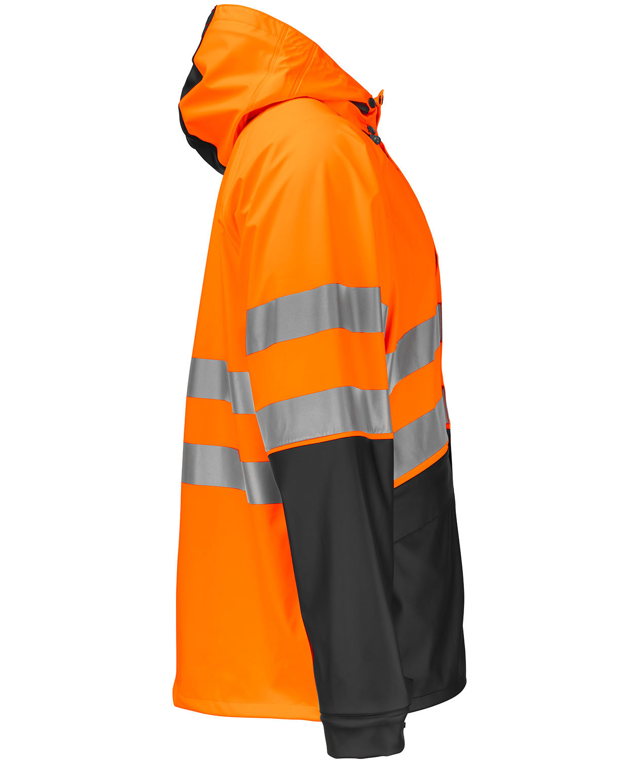 ProJob rain jacket 6431, Hi-Vis Orange/Black, large image number 3