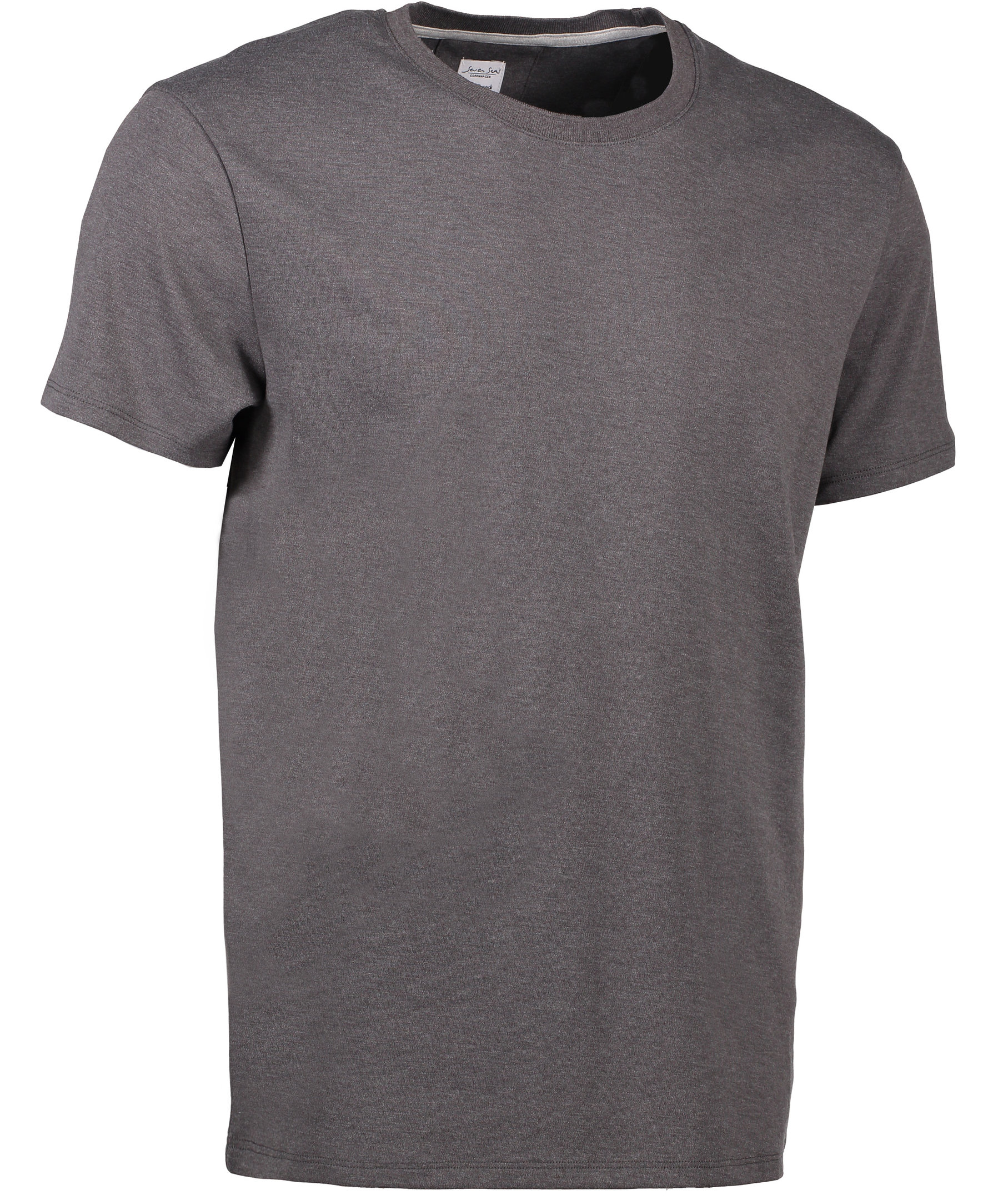 Seven Seas T-Shirt mit Rundhalsausschnitt, Dark Grey Melange, large image number 2