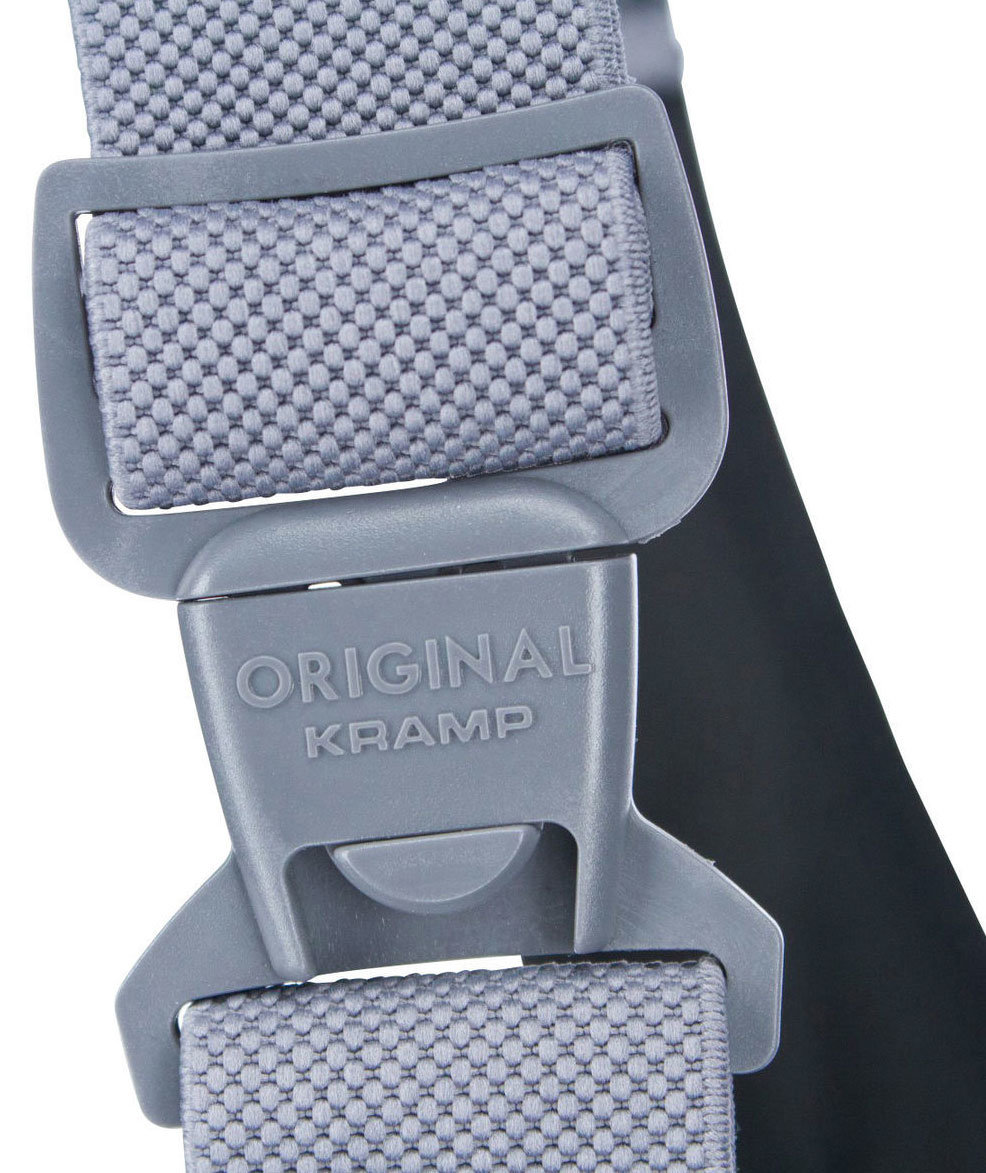 Kramp Original bib and braces for kids, Black/Grey, large image number 5