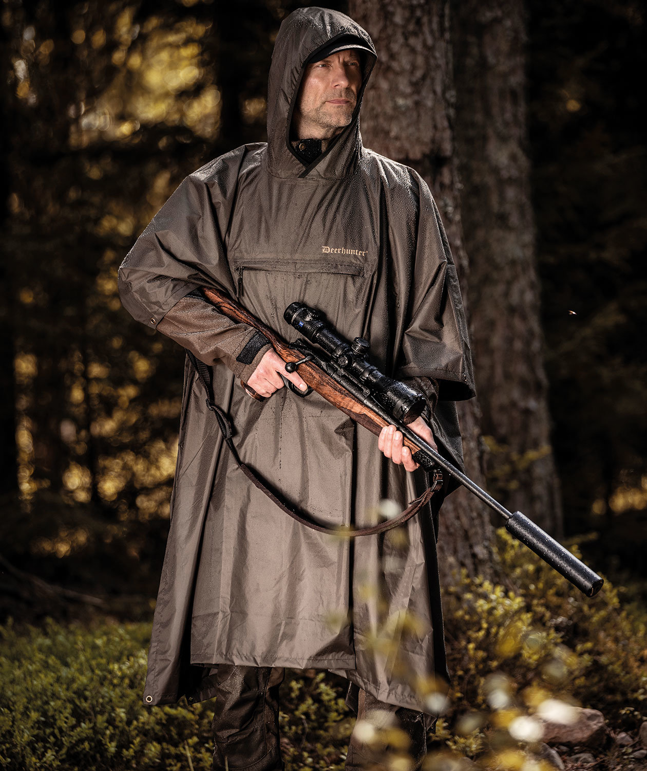 Deerhunter Survivor rain poncho, Timber, large image number 3