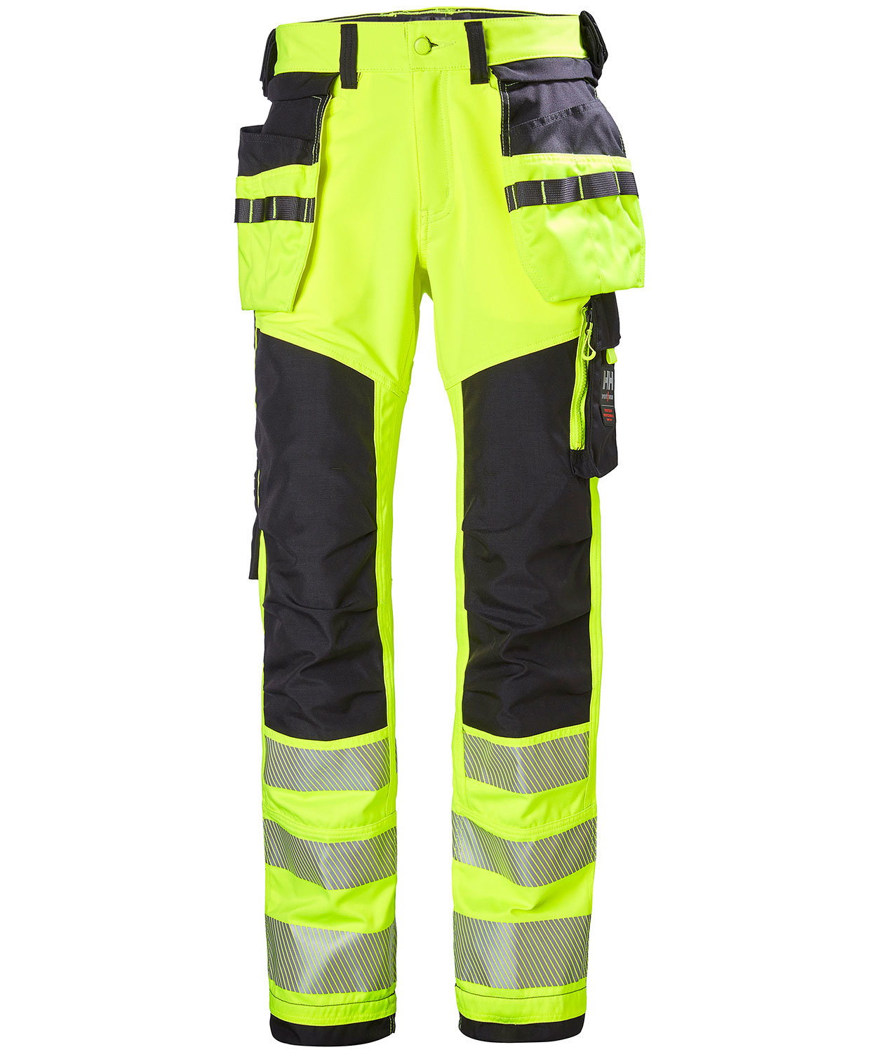 Helly Hansen ICU hantverksbyxa full stretch, Varsel gul/charcoal