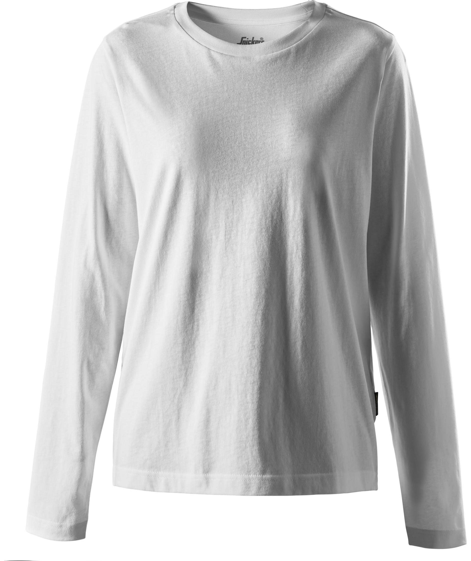 Snickers lang&auml;rmliges Damen T-Shirt 2477, Wei&szlig;, Wei&szlig;, swatch