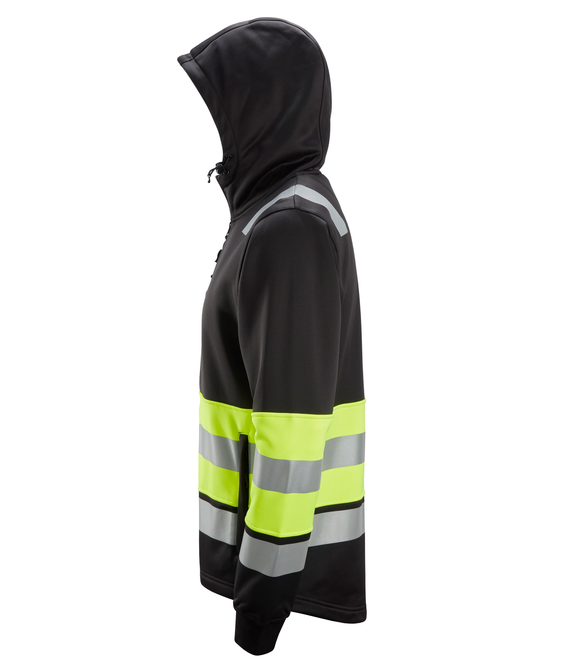 Snickers h&aelig;ttetr&oslash;je 8038, Sort/Hi-Vis Gul, large image number 3