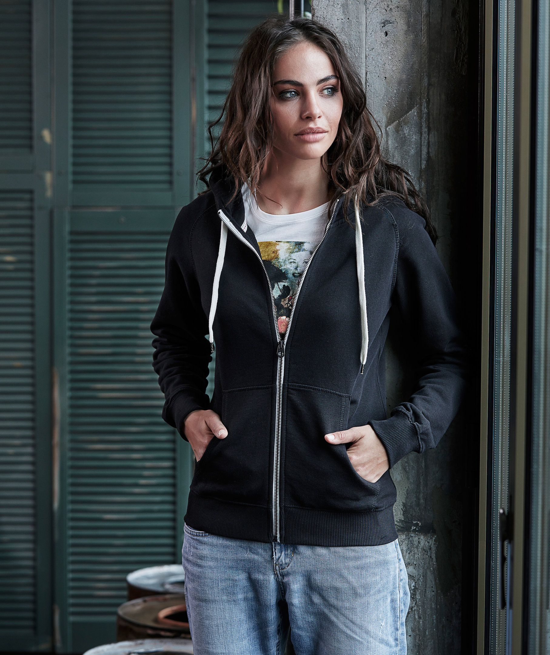 Tee Jays Urban tr&ouml;ja dam, Svart