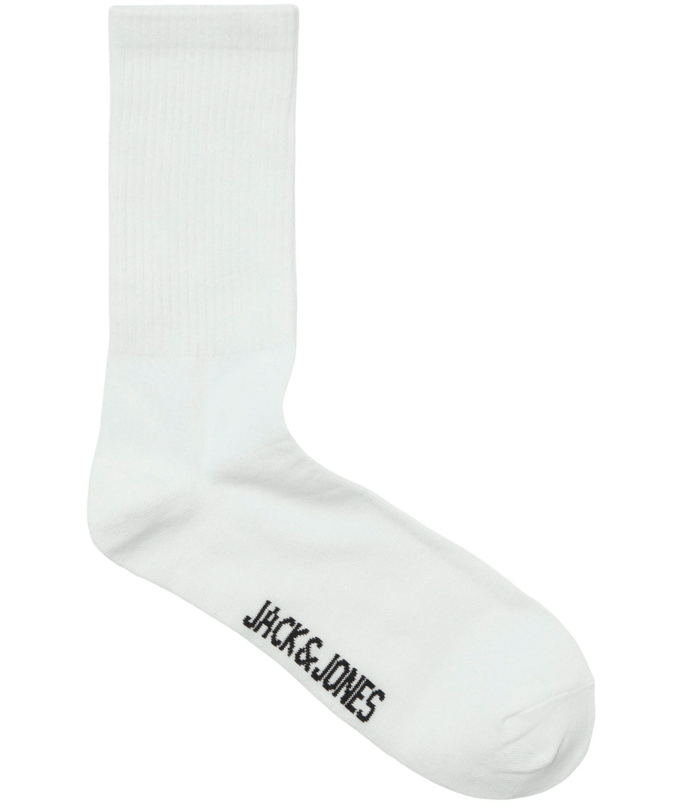 Jack & Jones JACBASIC 5-pack tennisstrumpor, White