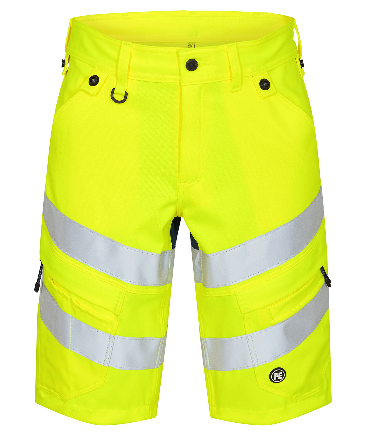 Engel Safety arbeidsshorts, Hi-vis Gul/Svart, Hi-vis Gul/Svart, swatch