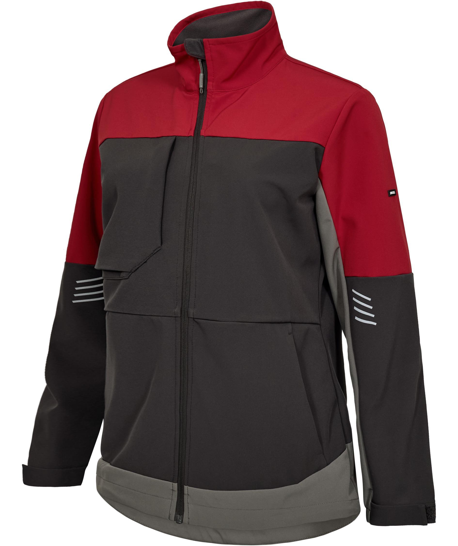 Engel Entire women's softshell jacket, Anthracite Grey/Flame, large image number 2