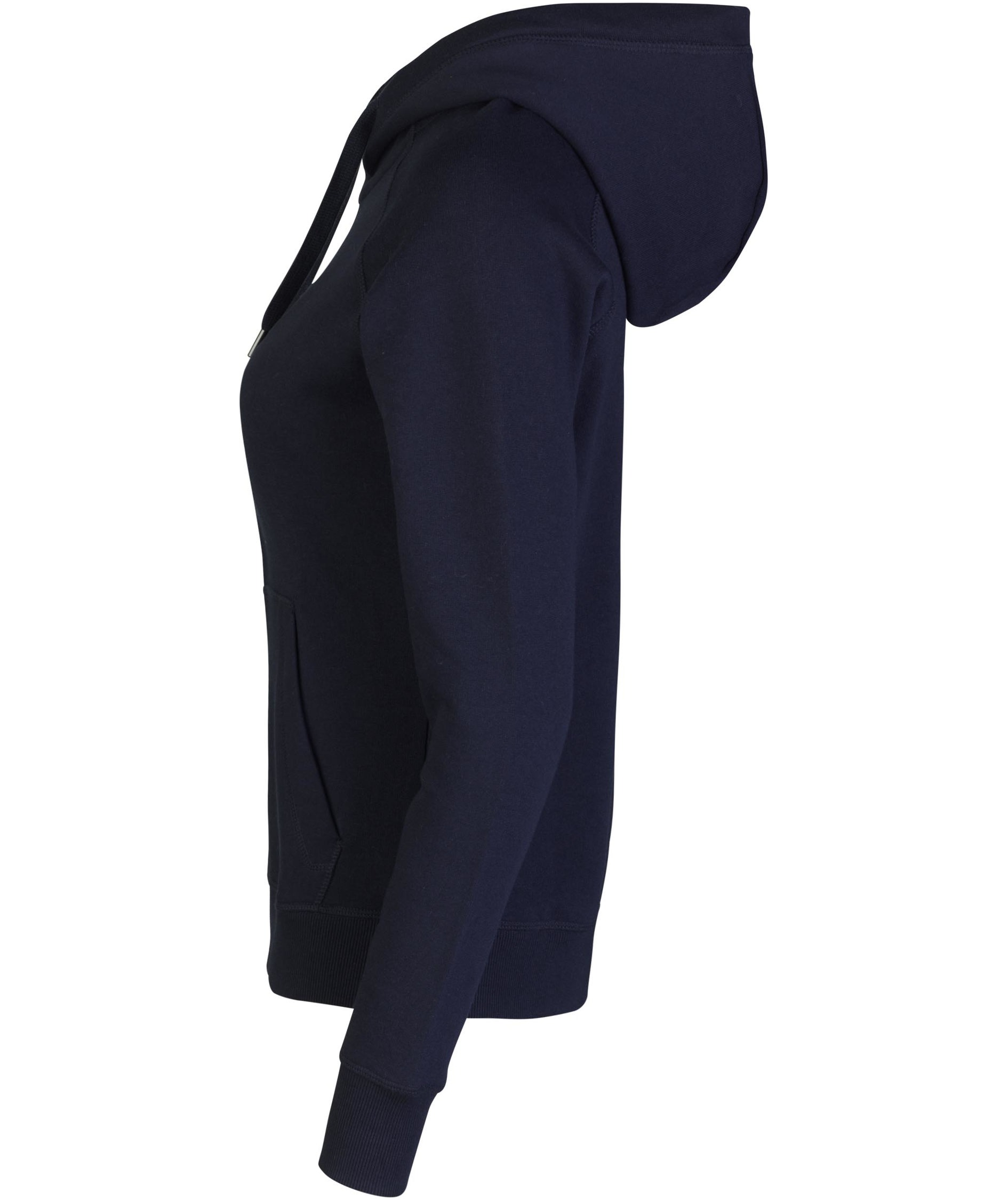 ID Core dame h&aelig;ttetr&oslash;je med lynl&aring;s, Navy, large image number 2