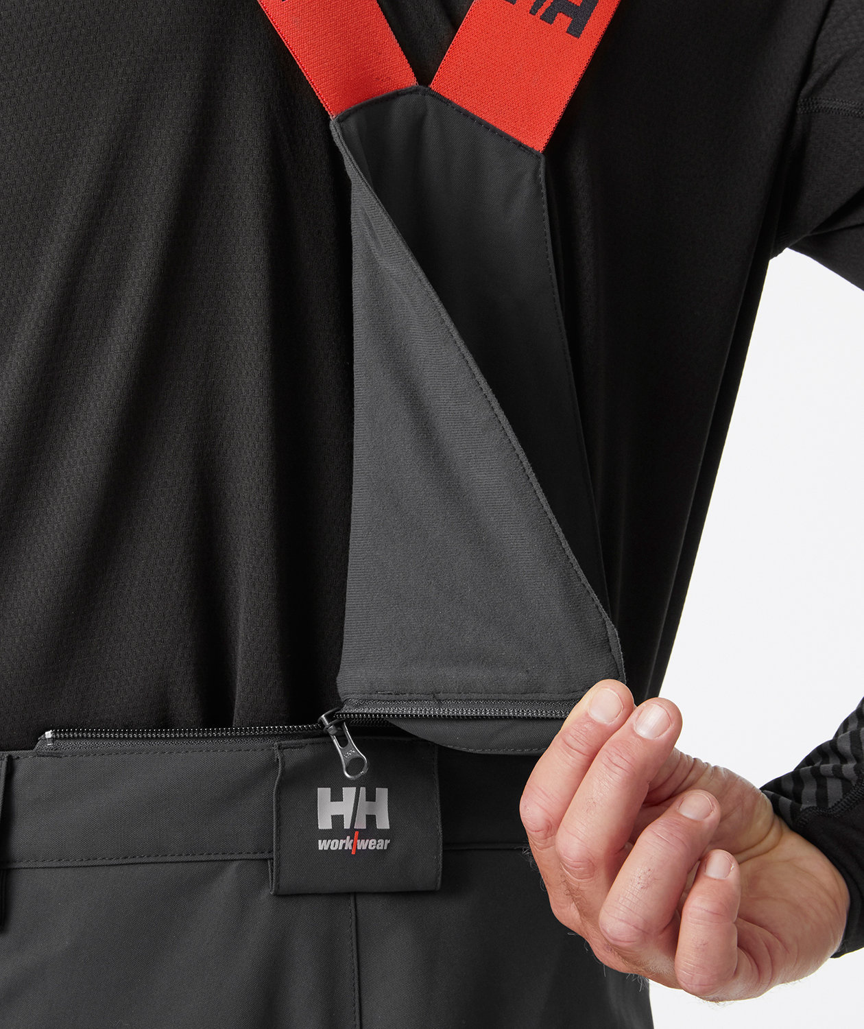 Helly Hansen Alna 2.0 winter trousers, Hi-vis Orange/charcoal, large image number 4