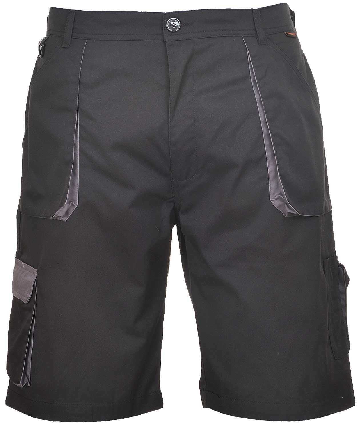 Portwest Texo arbetsshorts, Svart/Gr&aring;