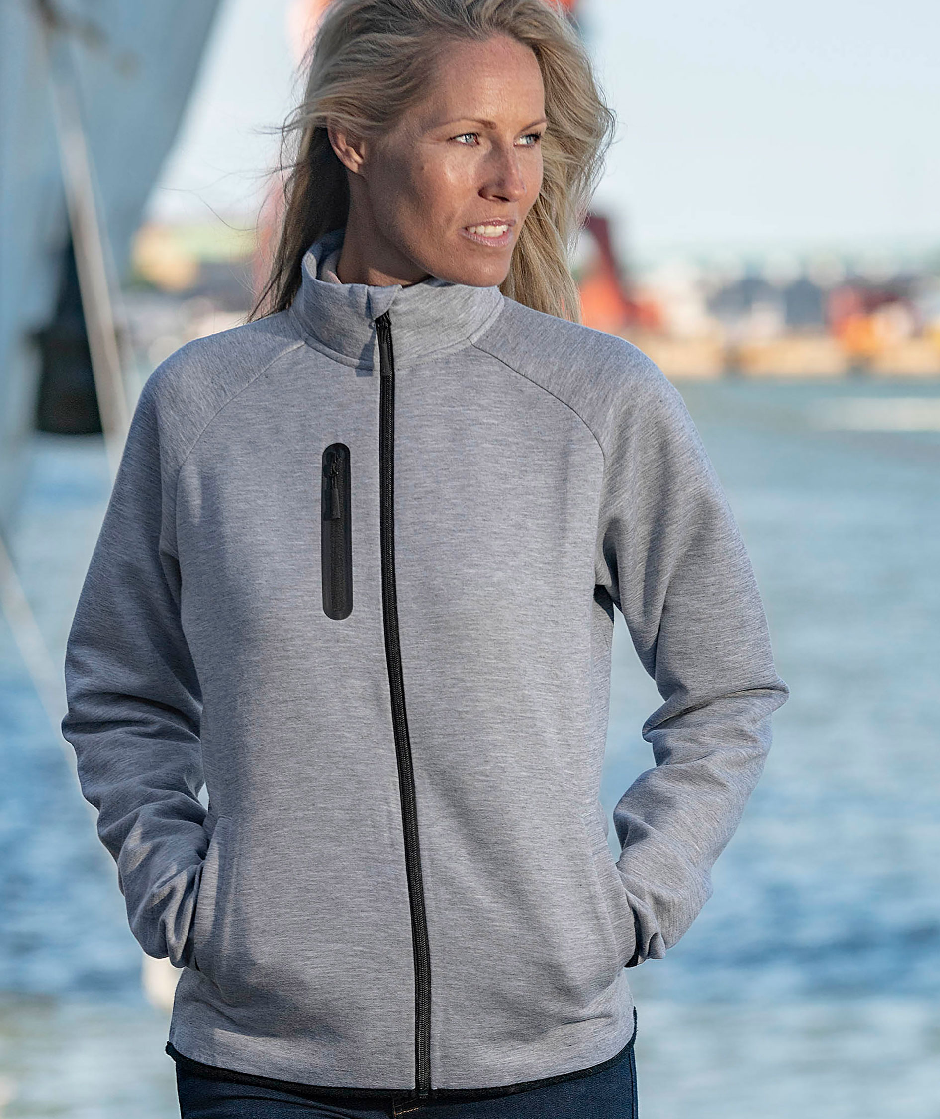 Matterhorn Roberts performance sweatjakke, Gr&aring;