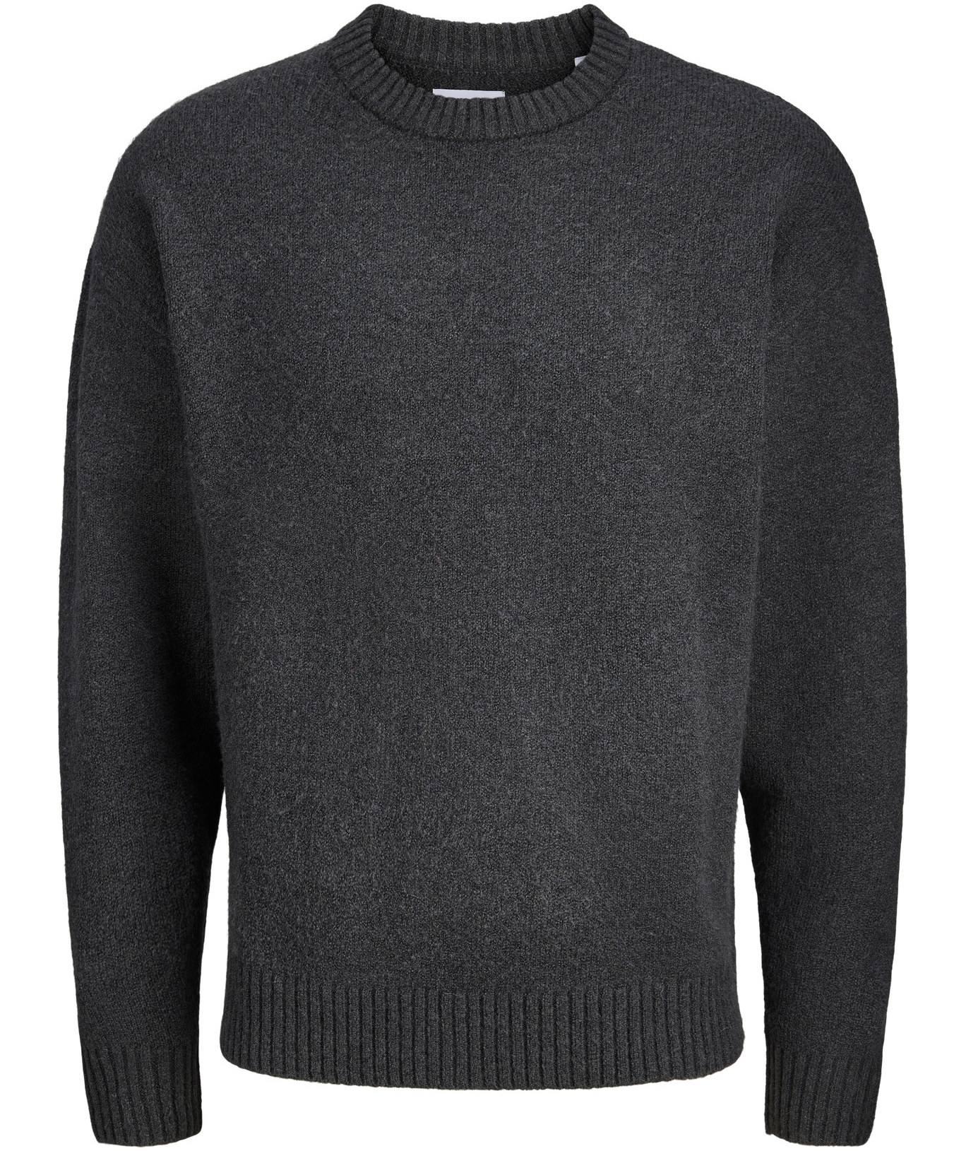 Jack & Jones JJESOHO OLLIE striktr&oslash;je med uld, Asphalt, Asphalt, swatch