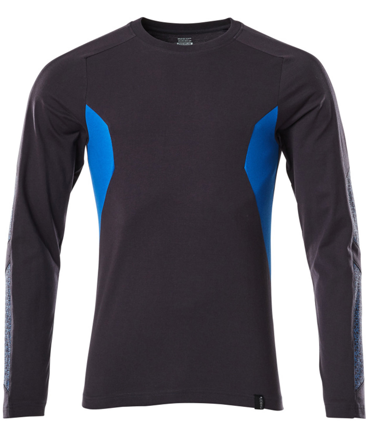 Mascot Accelerate lang&auml;rmliges T-Shirt, Dunkel Marine/Azurblau, Dunkel Marine/Azurblau, swatch