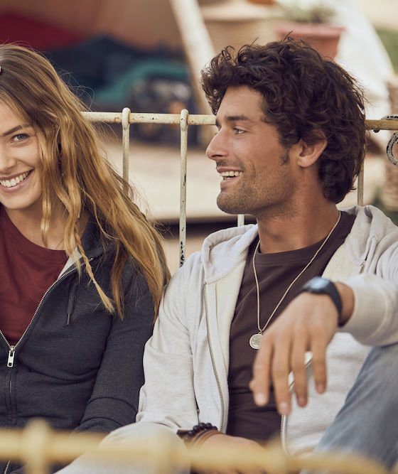 Clique Premium OC hoodie with full zipper, Light grey mottled, large image number 1