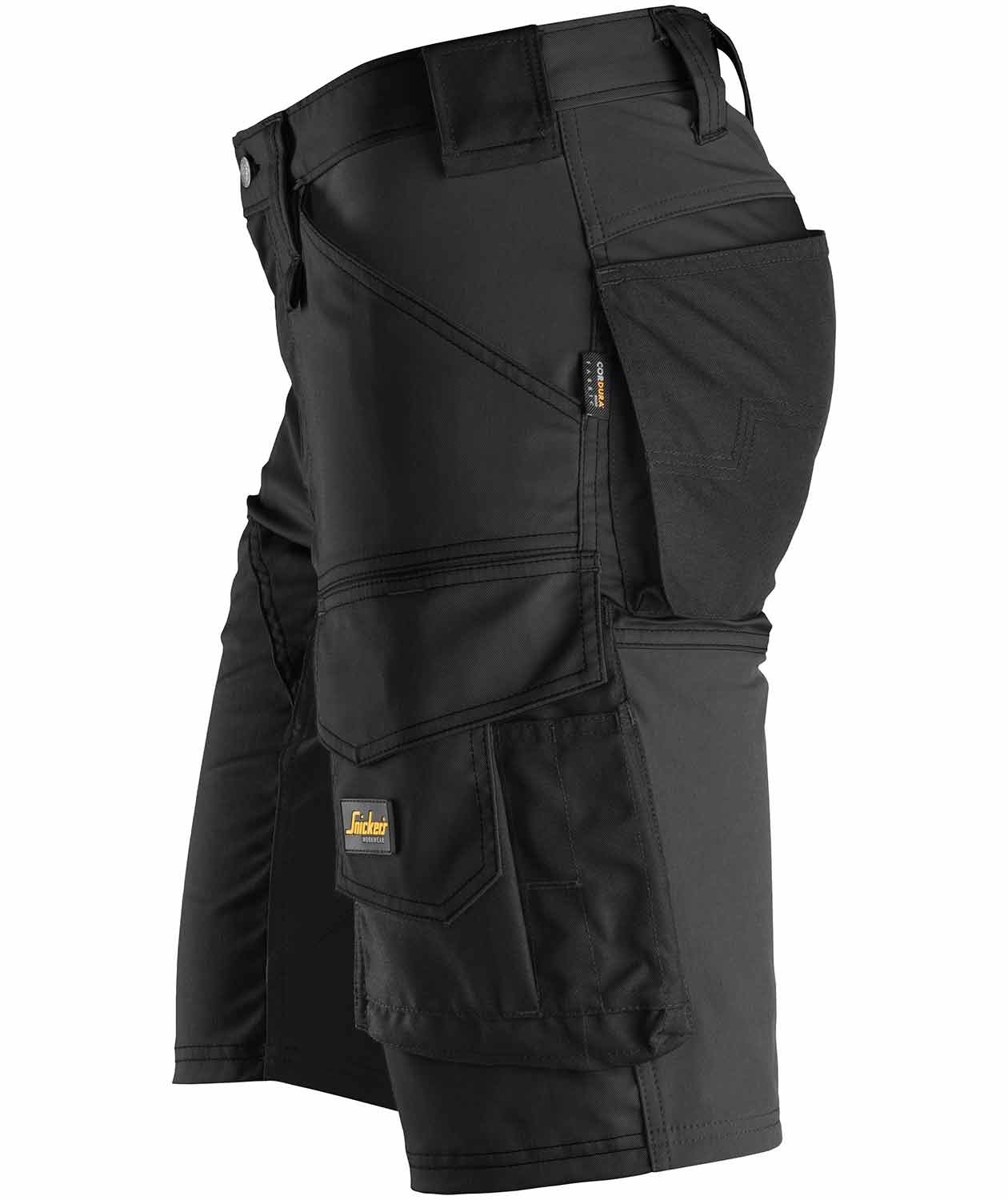 Snickers AllroundWork arbeidsshorts 6143, Svart, large image number 2
