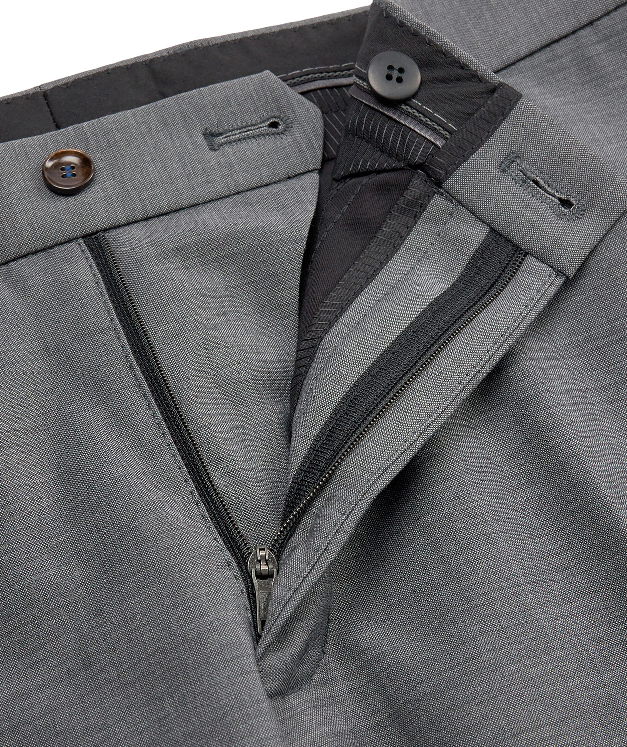 Sunwill Weft Stretch Modern fit ull byxa, Mellangr&aring;, large image number 4