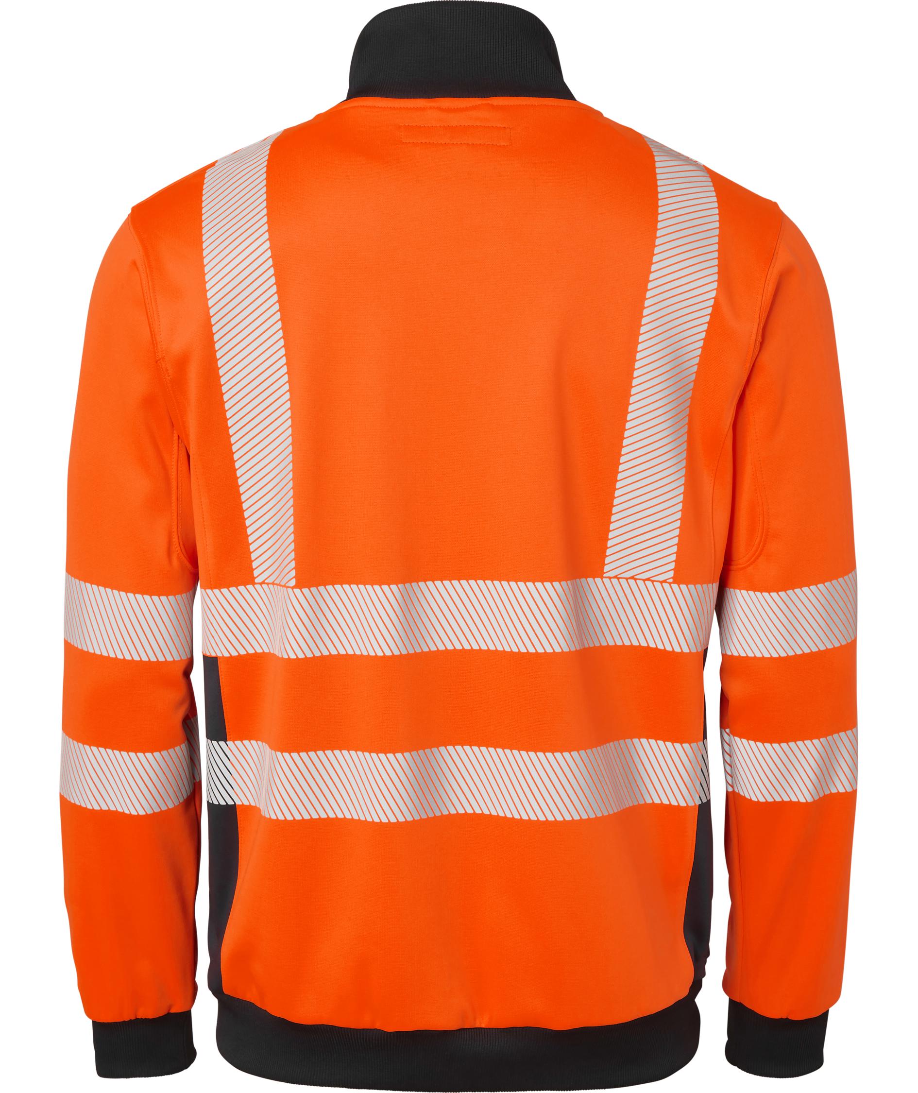 Top Swede cardigan 1529, Hi-Vis Orange/Navy, large image number 1