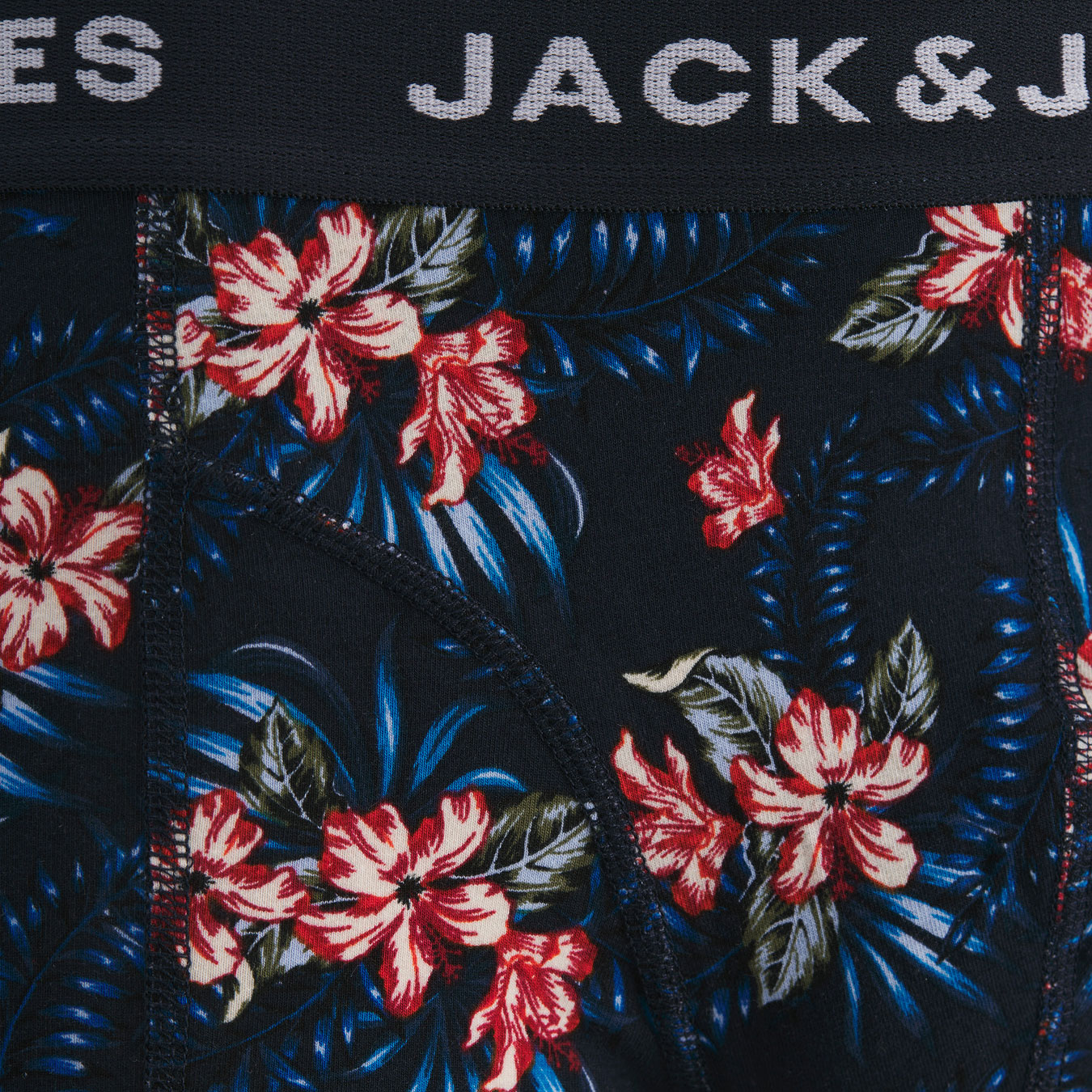 Jack & Jones JACLAMINE FLOWER 3-pack boksershorts, Sky Captain, large image number 5