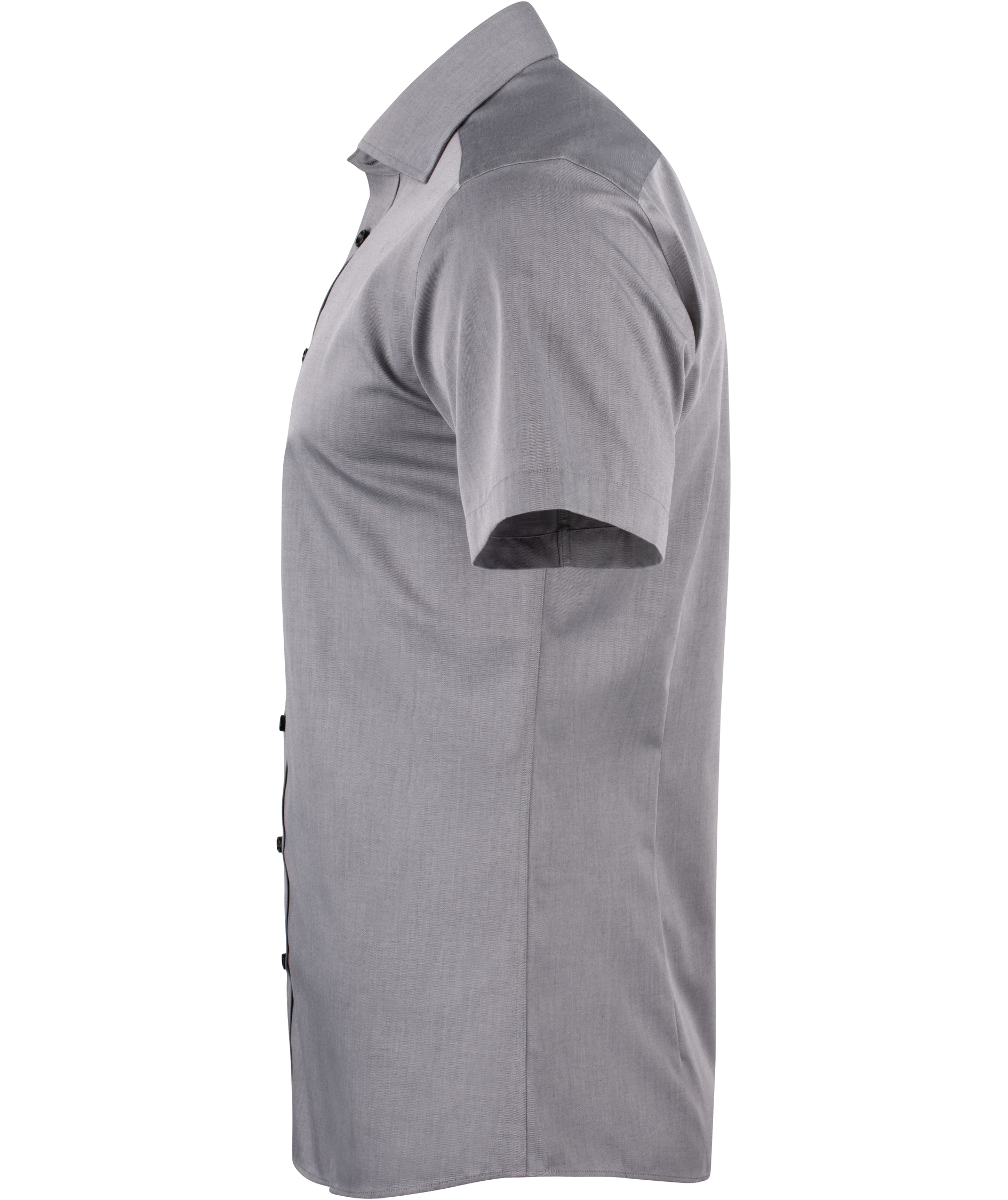 J. Harvest & Frost Twill Yellow Bow 50 Regular fit kurz&auml;rmlige Hemd, Grey, large image number 2