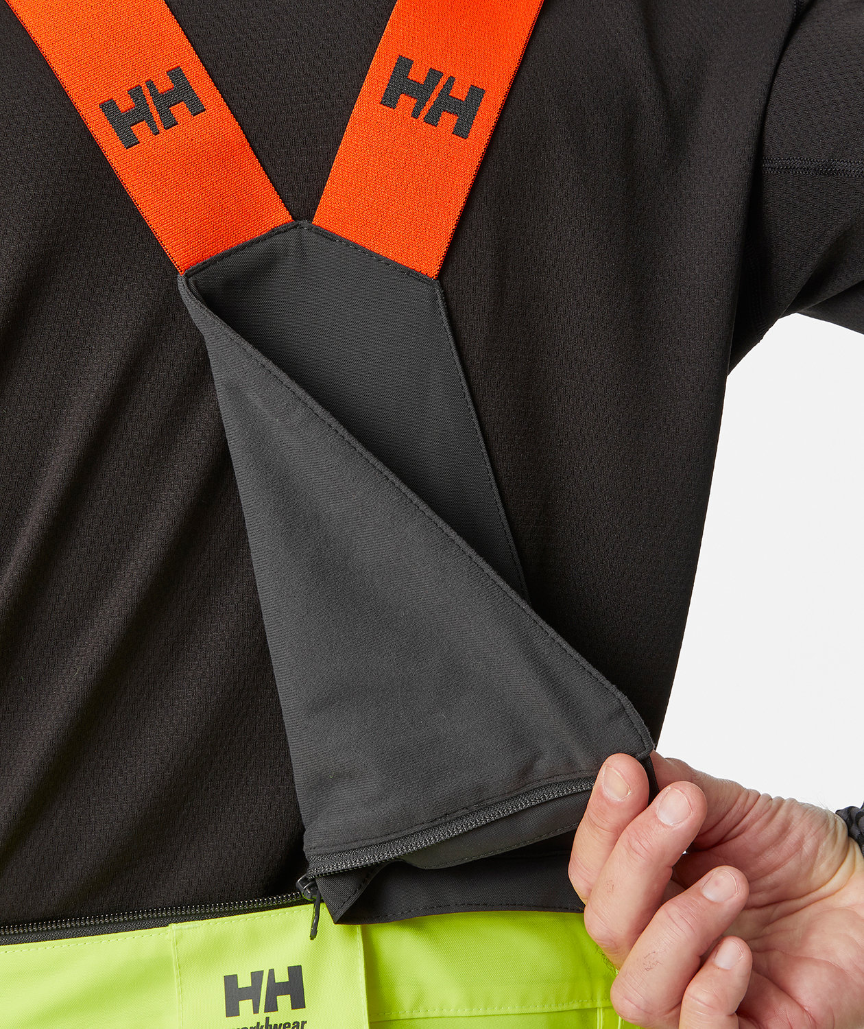 Helly Hansen Alna 2.0 shell trousers, Hi-vis yellow/charcoal, large image number 5