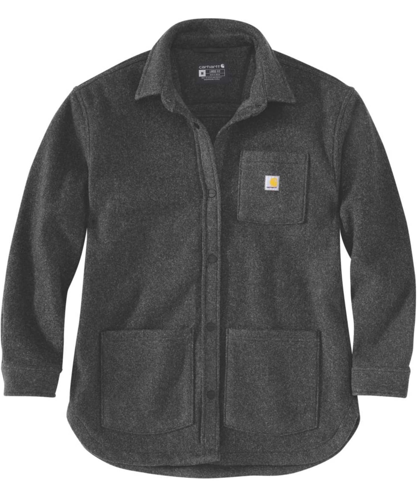 Carhartt fleece skjortjacka dam, Black Heather