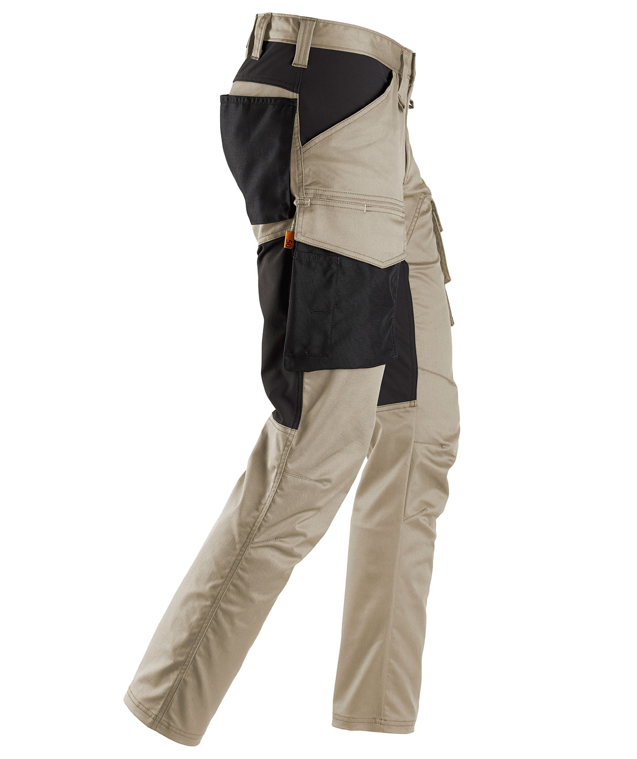 Snickers AllroundWork servicebukse 6803, Khaki/Svart, large image number 2