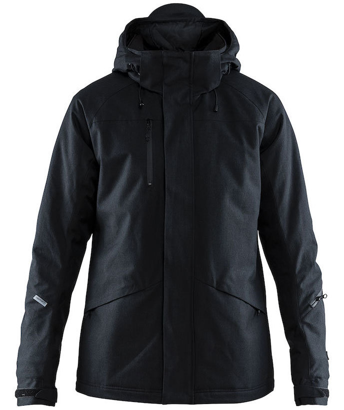 Craft Mountain vinterjakke, Sort Melange/Sort, Sort Melange/Sort, swatch