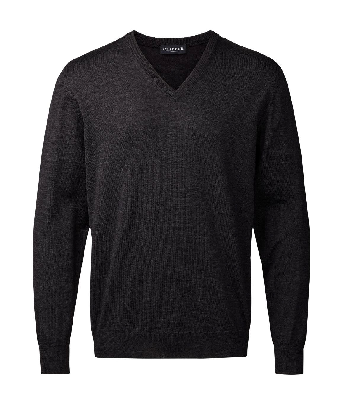 CC55 Milan stickad tr&ouml;ja med merinoull, Charcoal