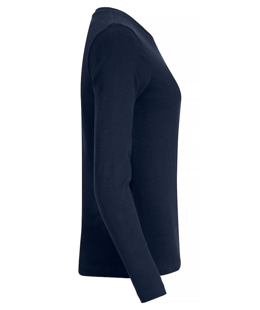 Clique women's Premium Fashion long-sleeved T-shirt, Dark navy, large image number 3