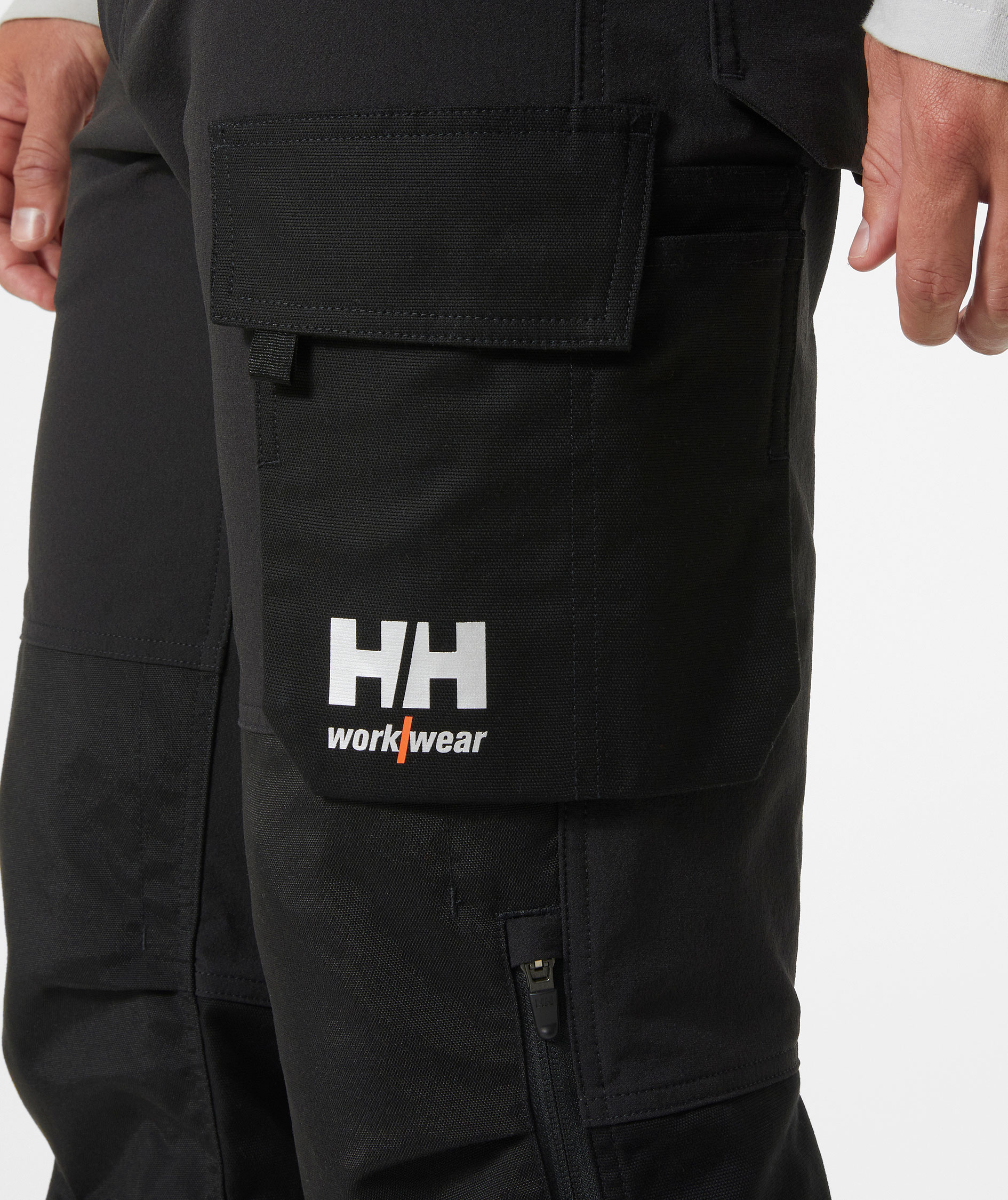 Helly Hansen Oxford 4X arbejdsbukser full stretch, Sort, large image number 4