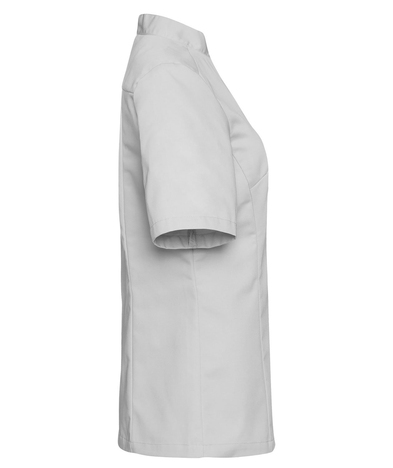 Segers kortermet dame kokkejakke, Lysegr&aring;, large image number 2