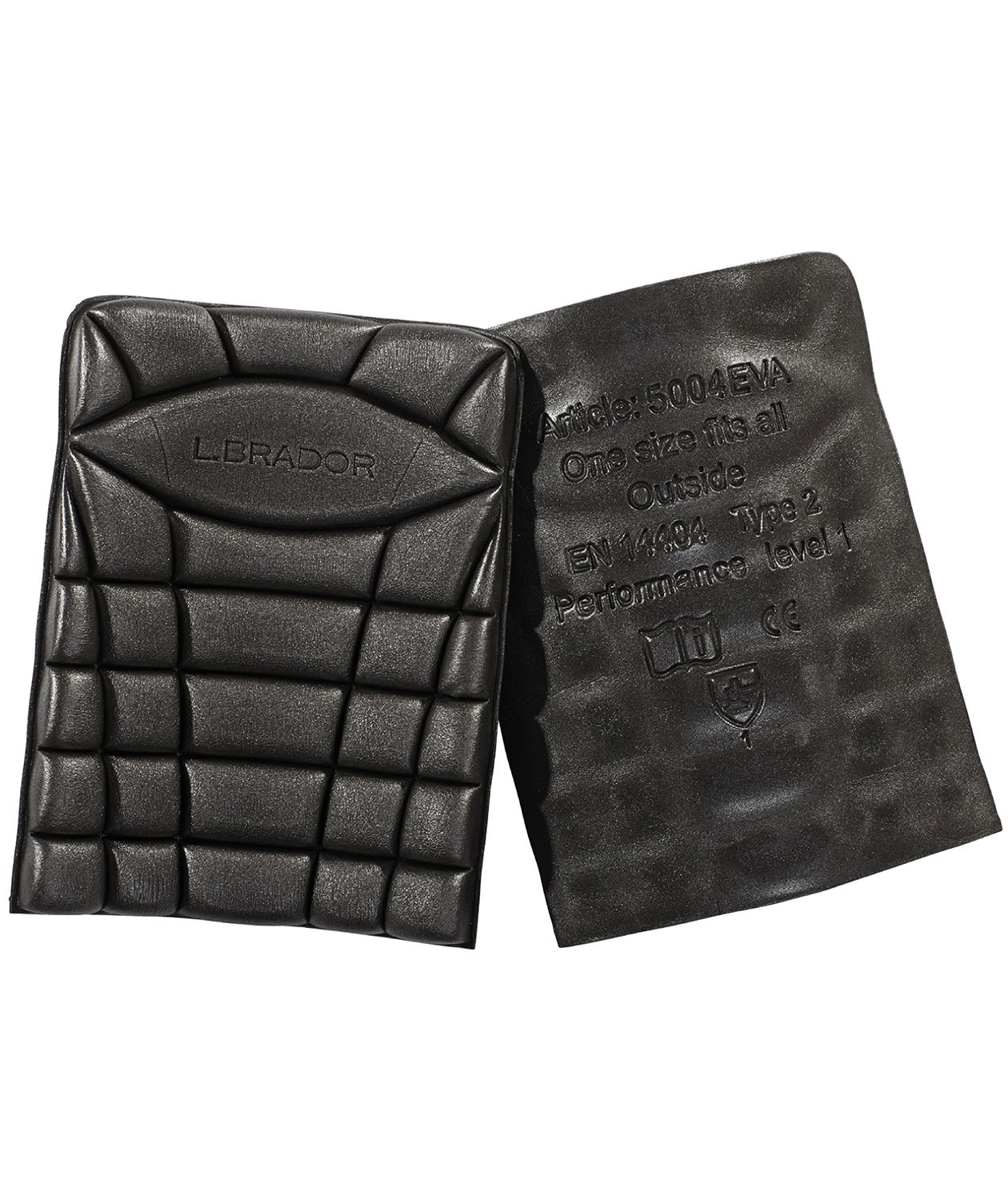 L.Brador kn&aelig;puder 5004EVA, Sort