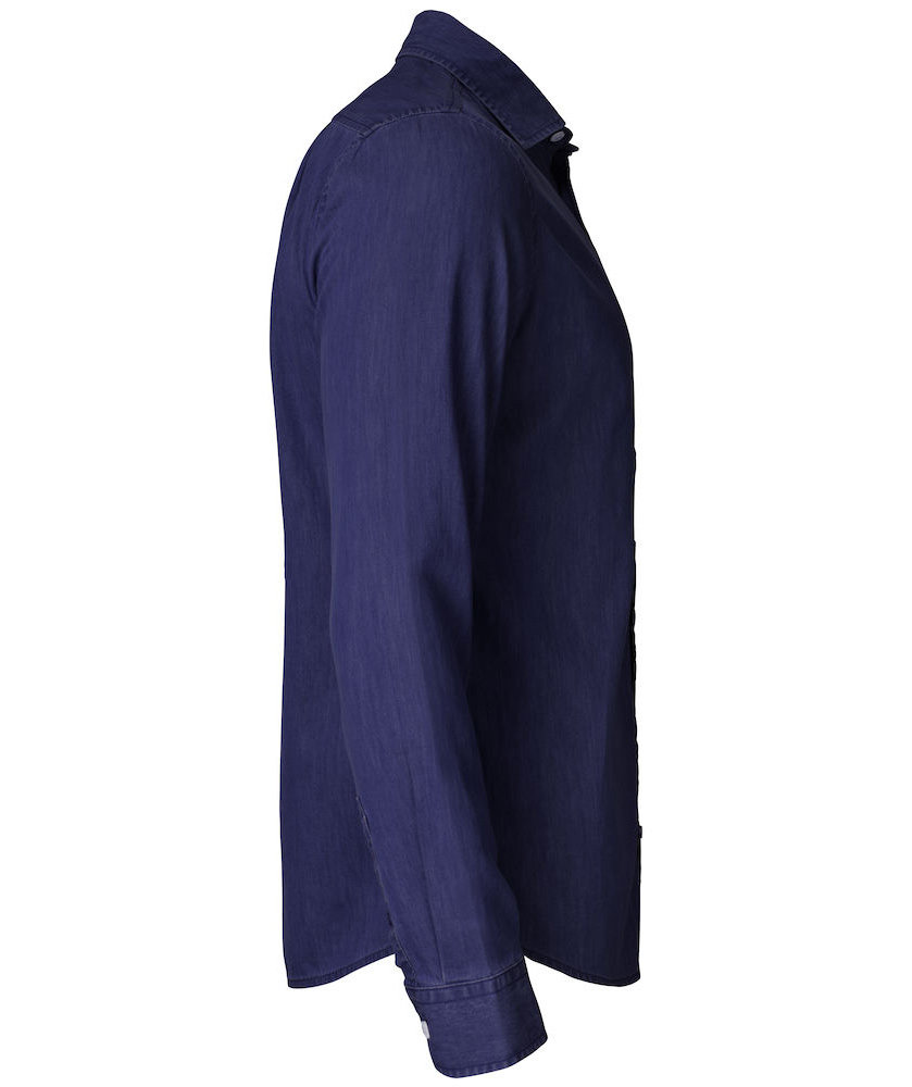 Cutter & Buck Ellensburg Modern fit denim shirt, Indigo Blue, large image number 3