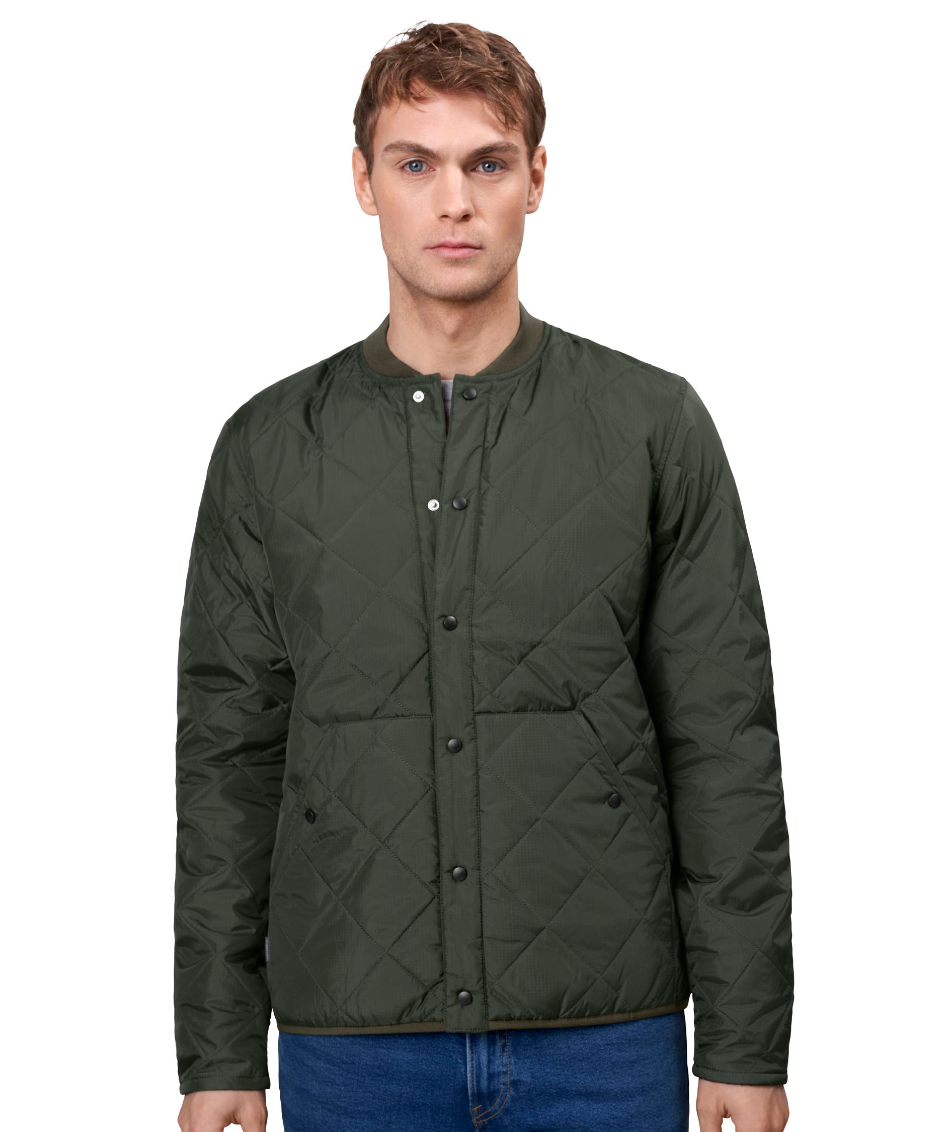 ID Allround vatteret termojakke, Olivengr&oslash;n