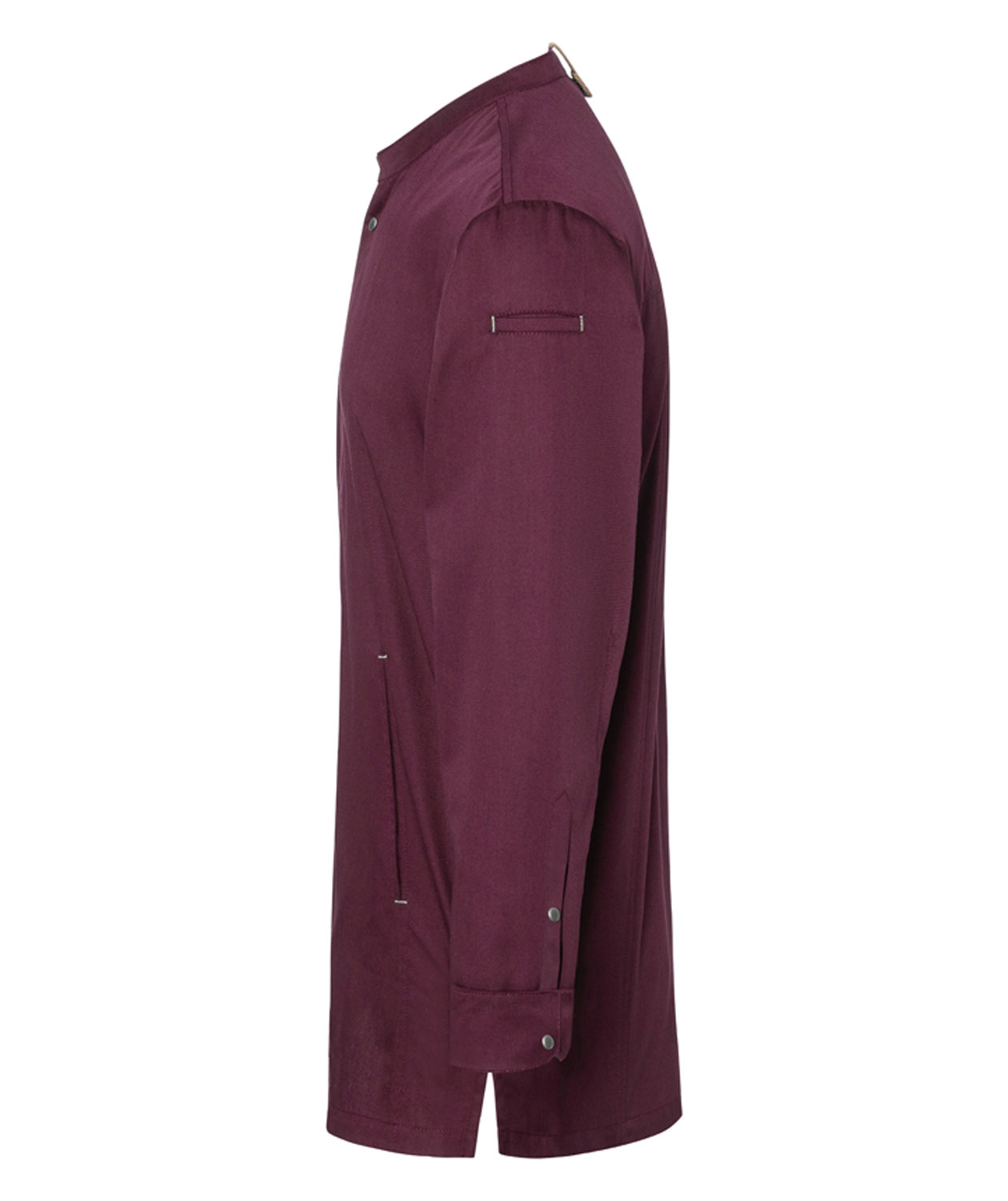 Karlowsky Green-generation chefs jacket, Aubergine, large image number 3