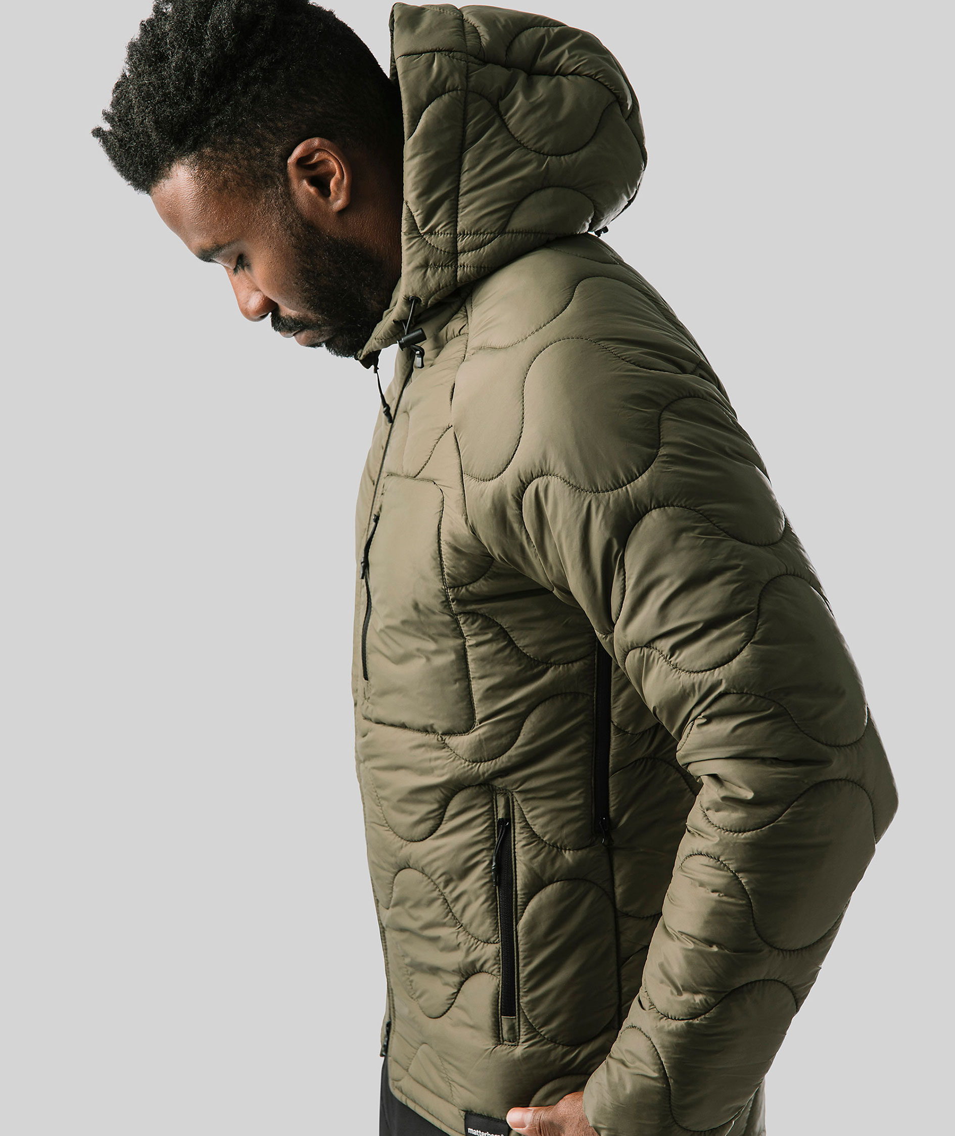 Matterhorn Hannold Steppjacke, Olivgr&uuml;n, large image number 5