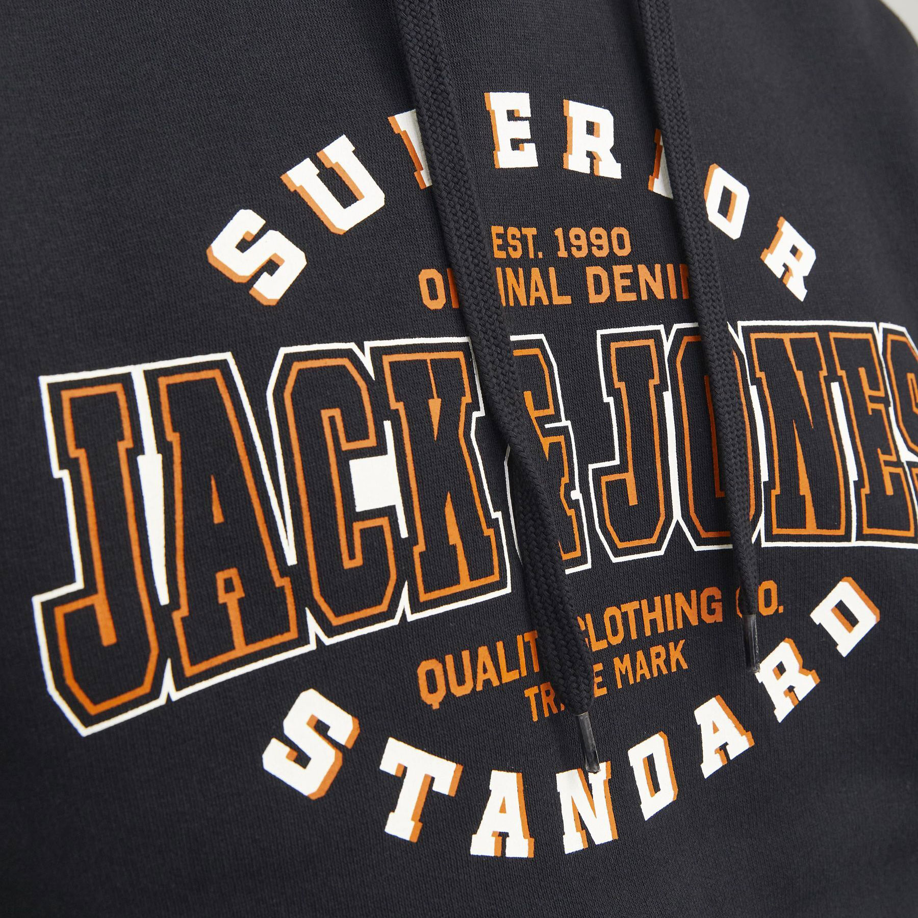 Jack & Jones JJELOGO hoodie, Black, large image number 5