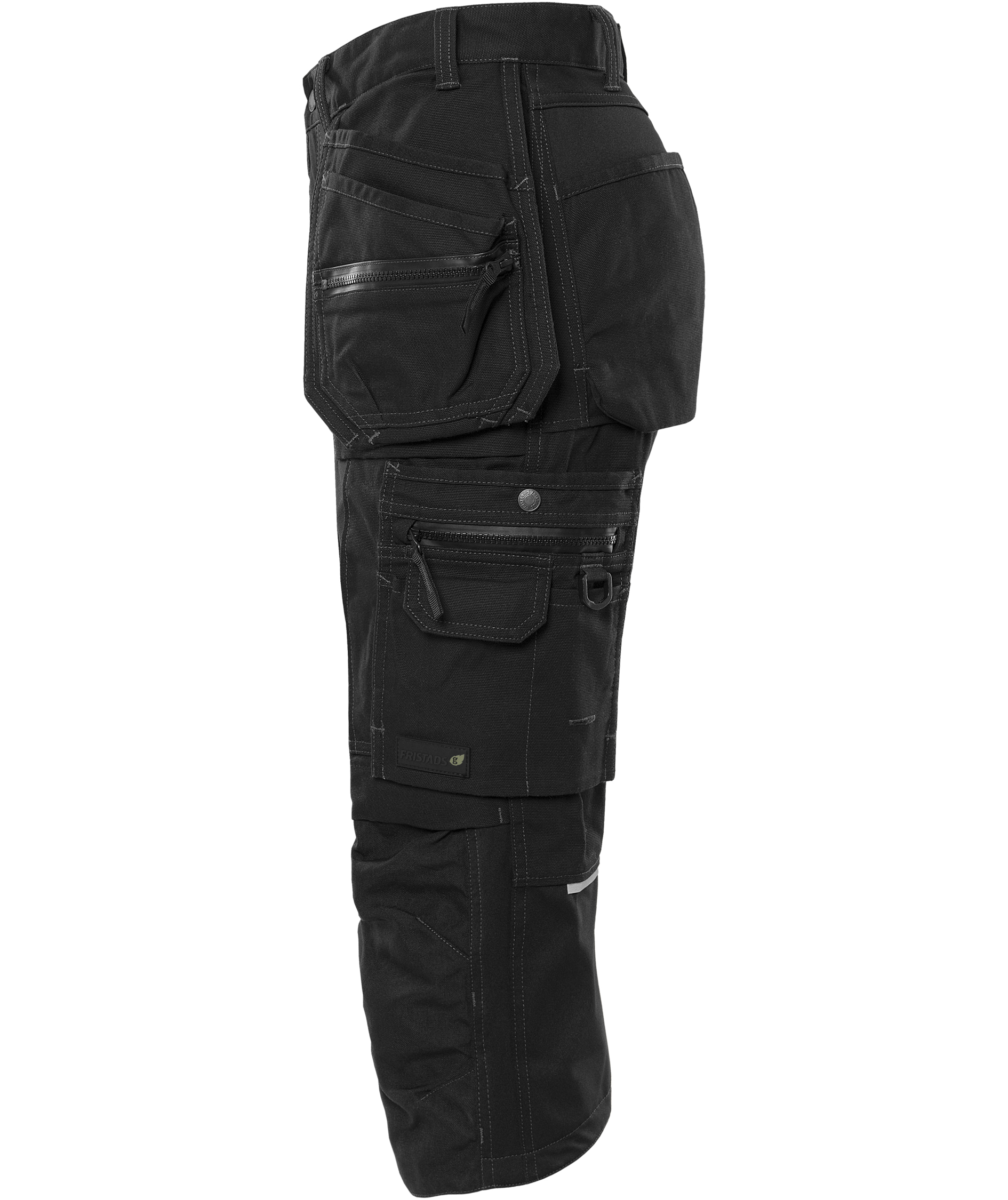 Fristads Green craftsman knickers 2531 GCYD, Black, large image number 3