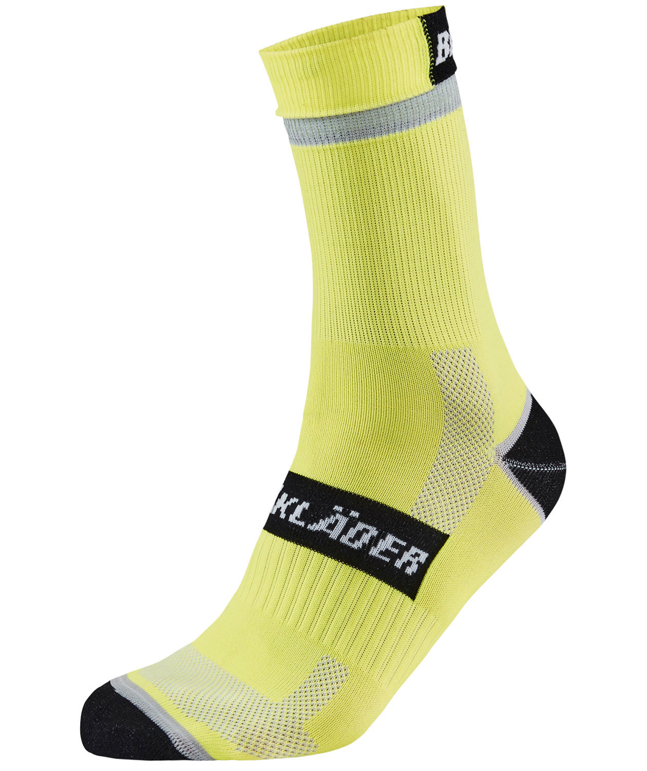 Bl&aring;kl&auml;der Funktionsstrumpor, Varsel Gul