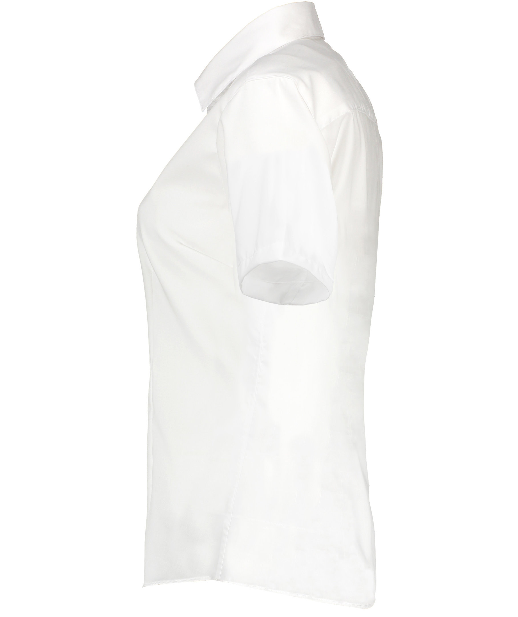 Seven Seas Fine Twill kort&auml;rmad Modern fit skjorta dam, Vit, large image number 3