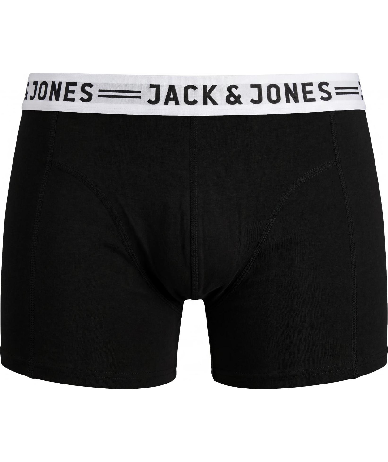 Jack & Jones Sense 3-pack boxershorts, White/grey/black