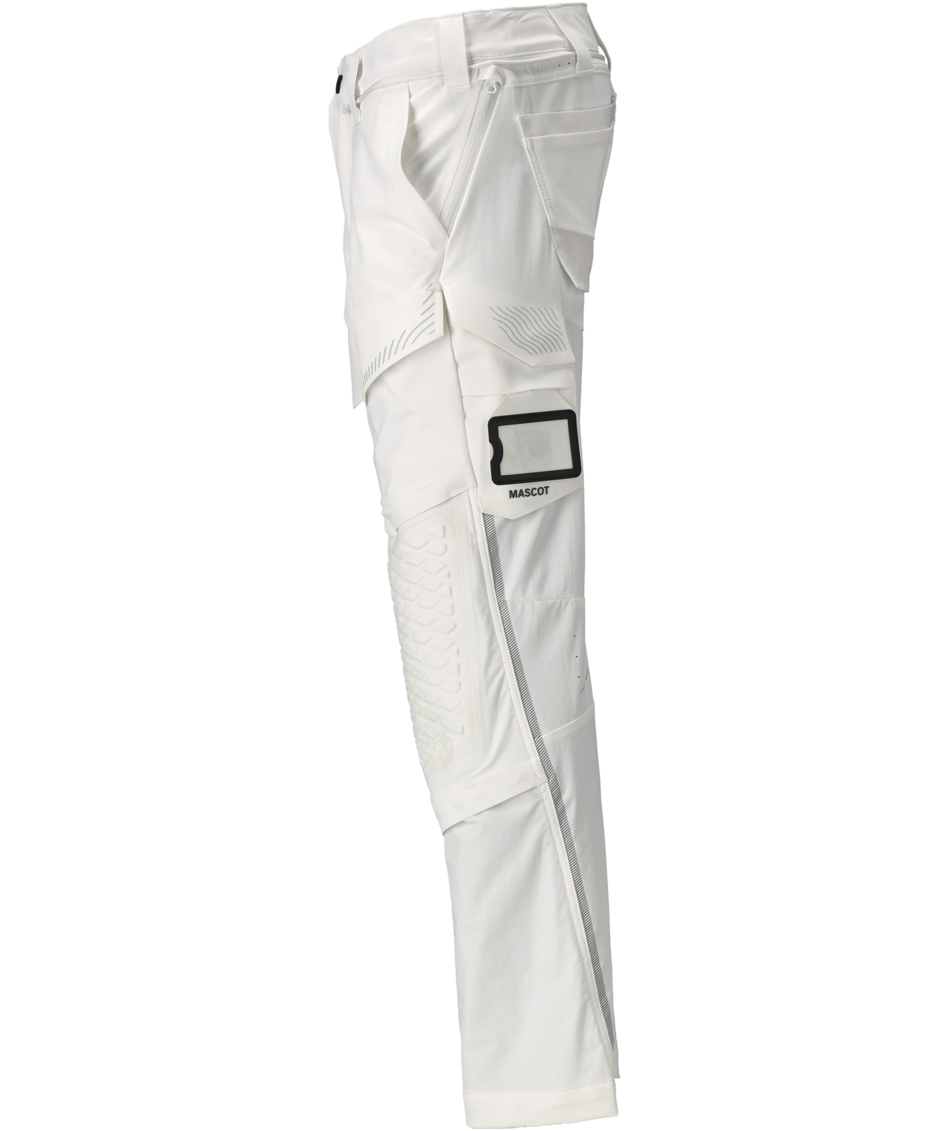 Mascot Customized arbejdsbukser full stretch, Hvid, large image number 4