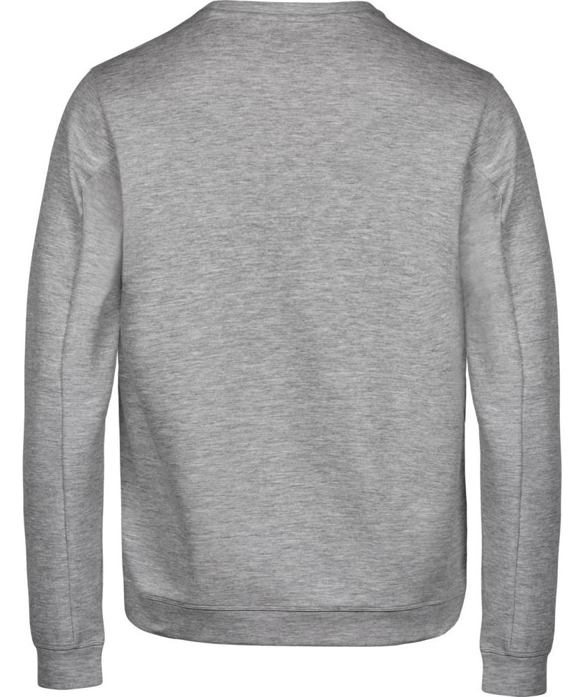 Tee Jays Athletic Crew Neck Sweatshirt, Heather Grey, large image number 2