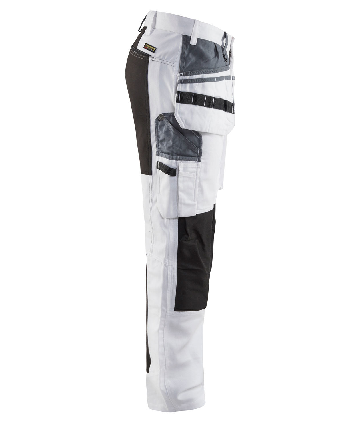 Bl&aring;kl&auml;der hantverksbyxa, Vit, large image number 1